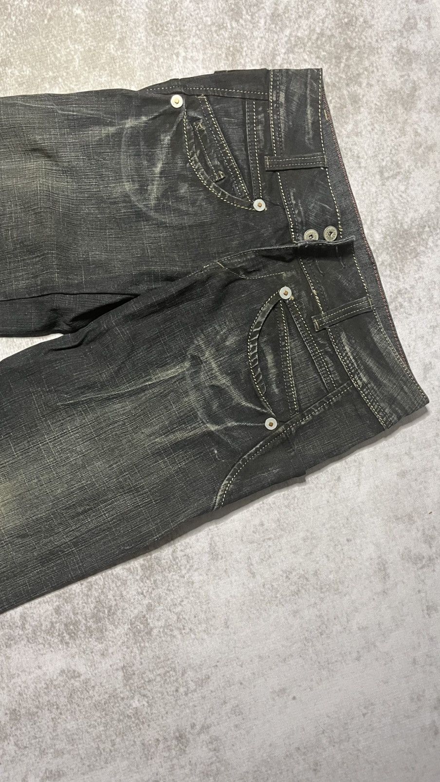 Marithe + Francois Girbaud 00s Marithe francois girbaud vtg style beggy Size US 32 / EU 48 - 3 Thumbnail