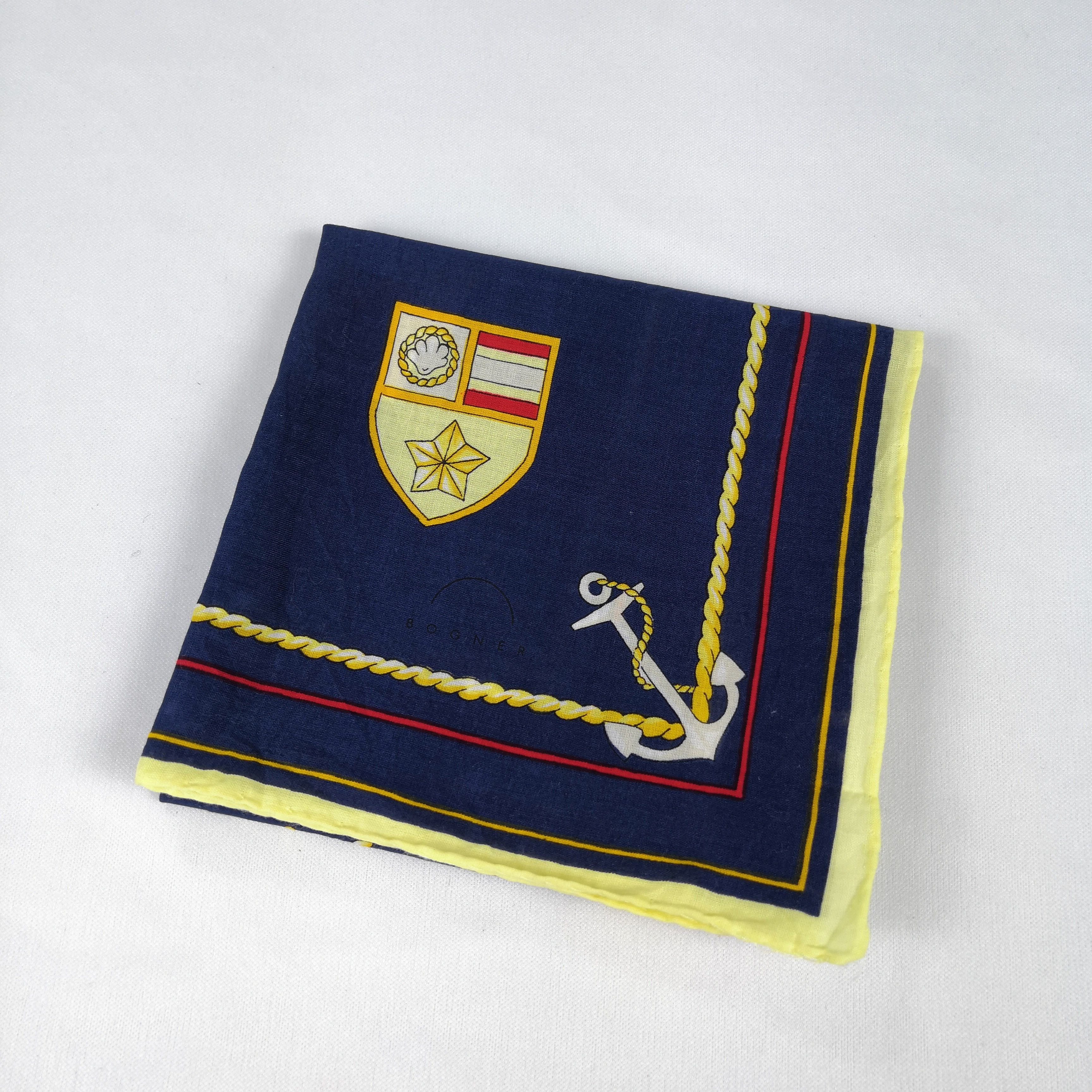 Other × Vintage Vintage 90s Napoleon Sailing SILK Handkerchief Pocket Square Size ONE SIZE - 4 Thumbnail