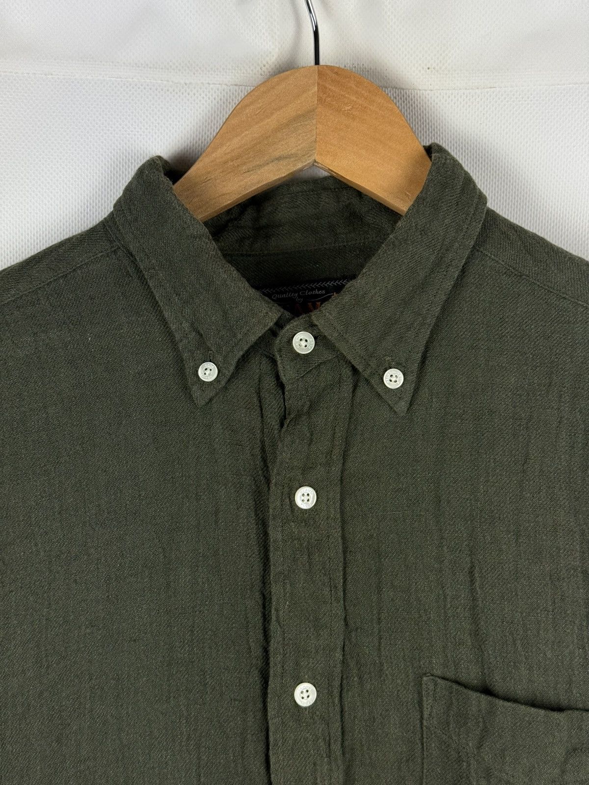 Beams Plus Beams Plus Japan Men’s Long Sleeve Linen Button Up Shirt Size US M / EU 48-50 / 2 - 8 Thumbnail