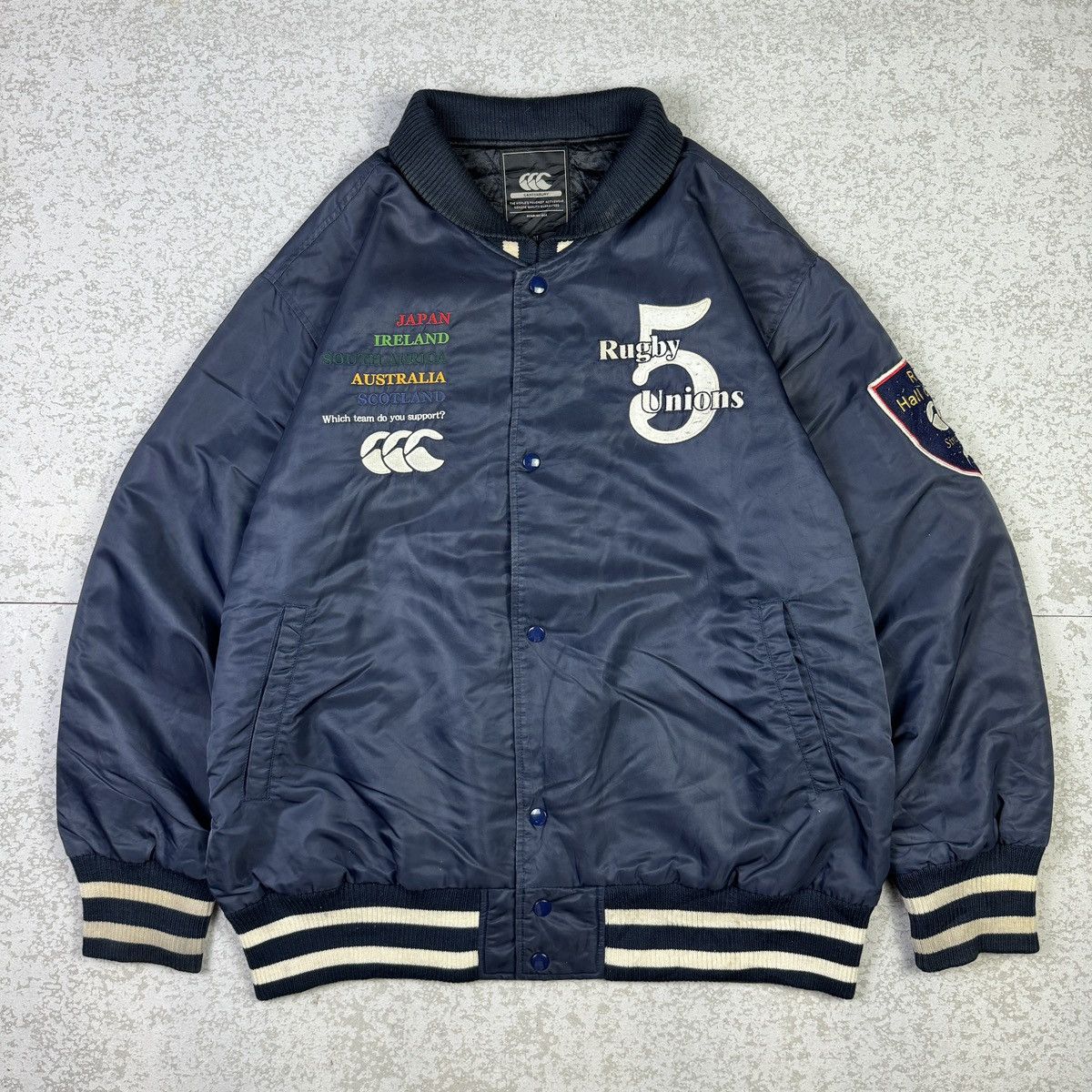 Canterbury of New Zealand Canterbury 5 Rugby Union Edition Varsity Jacket Size US XL / EU 56 / 4 - 7 Thumbnail