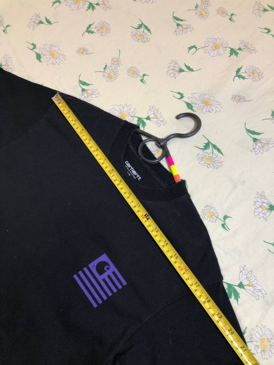 Carhartt Carhartt Black T-Shirt Streetwear big print logo Y2K Size US XS / EU 42 / 0 - 6 Thumbnail