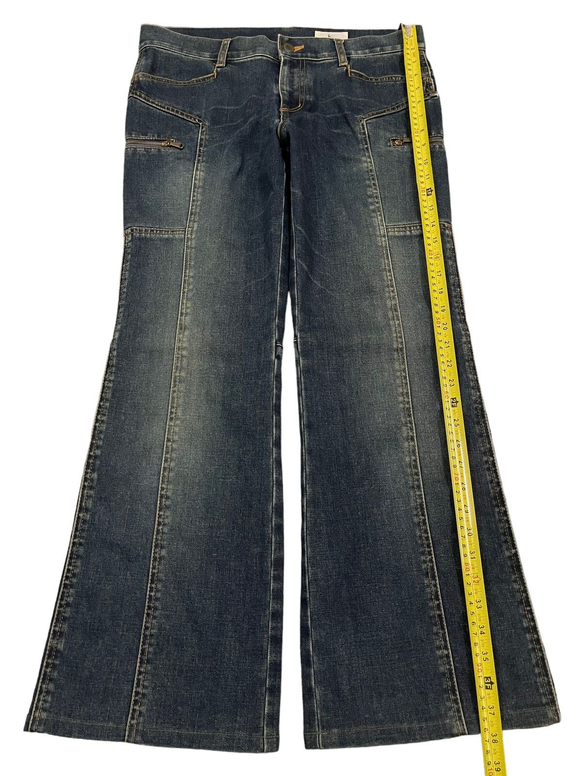 14th Addiction Vintage Japanese Brand Avant Garde Style Baggy Jeans Size US 33 - 10 Thumbnail