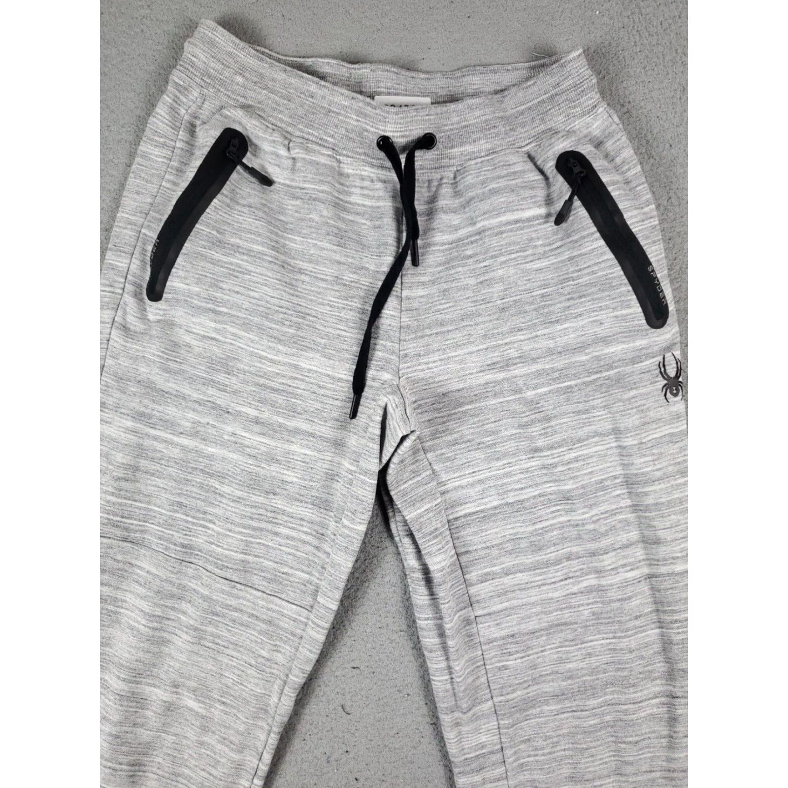 Spyder Spyder Mens Pants Regular Gray Jogger Style Active Training Running Sweatpants Size US 31 - 2 Thumbnail