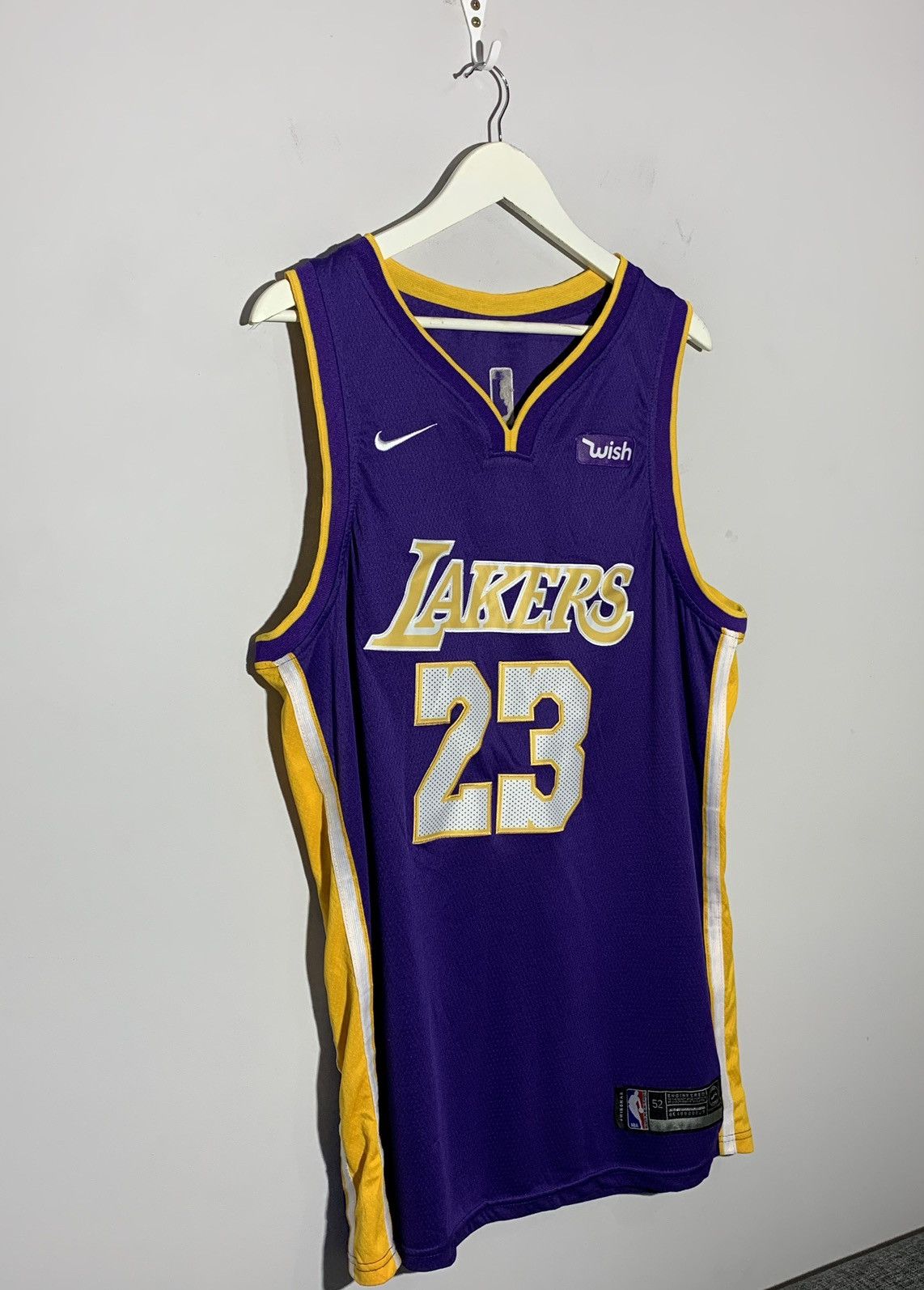 NBA #23 James Lakers Nike Y2k Streetwear NBA Basketball Jersey Size US XL / EU 56 / 4 - 2 Thumbnail