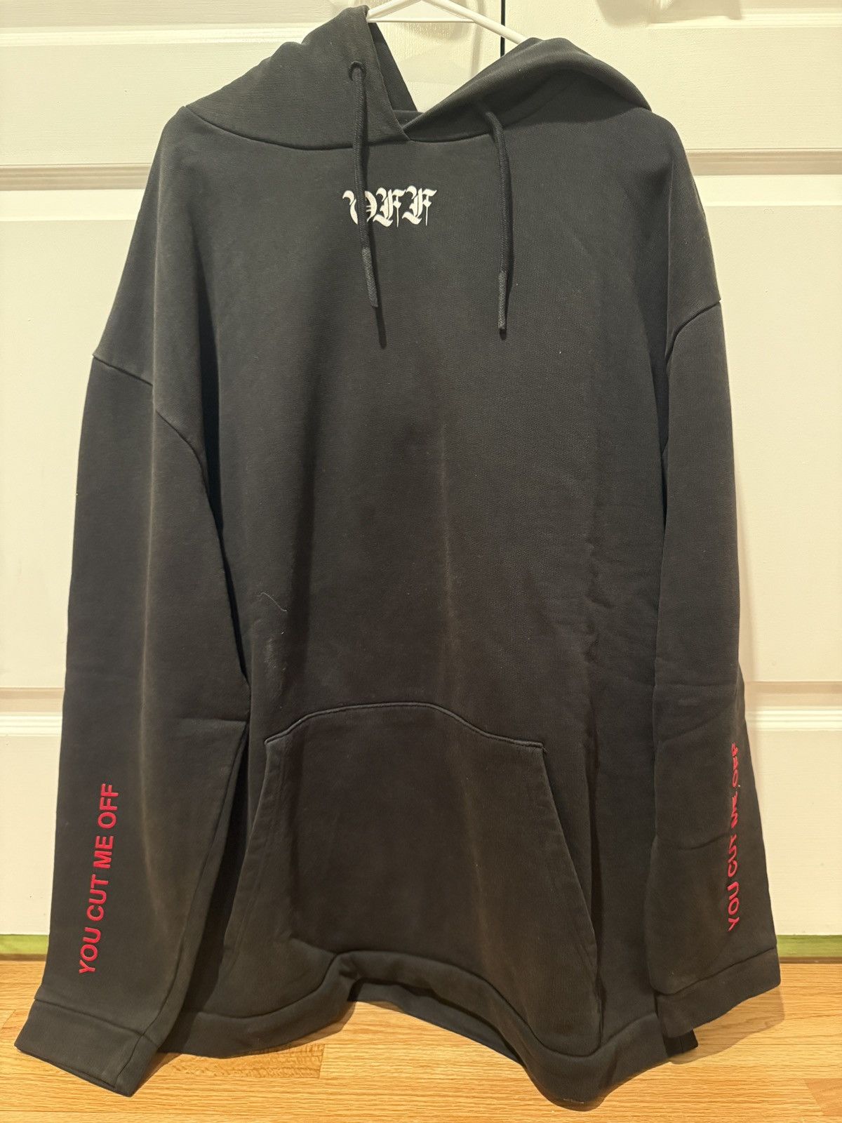 OFF WHITE YOU CUT ME OFF Hoodie Sweatshirts Hoodies