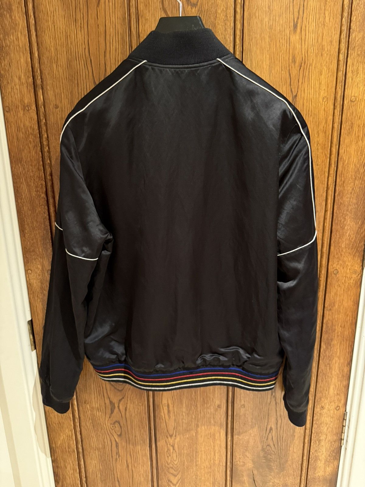 Saint Laurent Paris FW21 Saint Laurent YSL logo black bomber teddy jacket 56 Size US XL / EU 56 / 4 - 17 Thumbnail