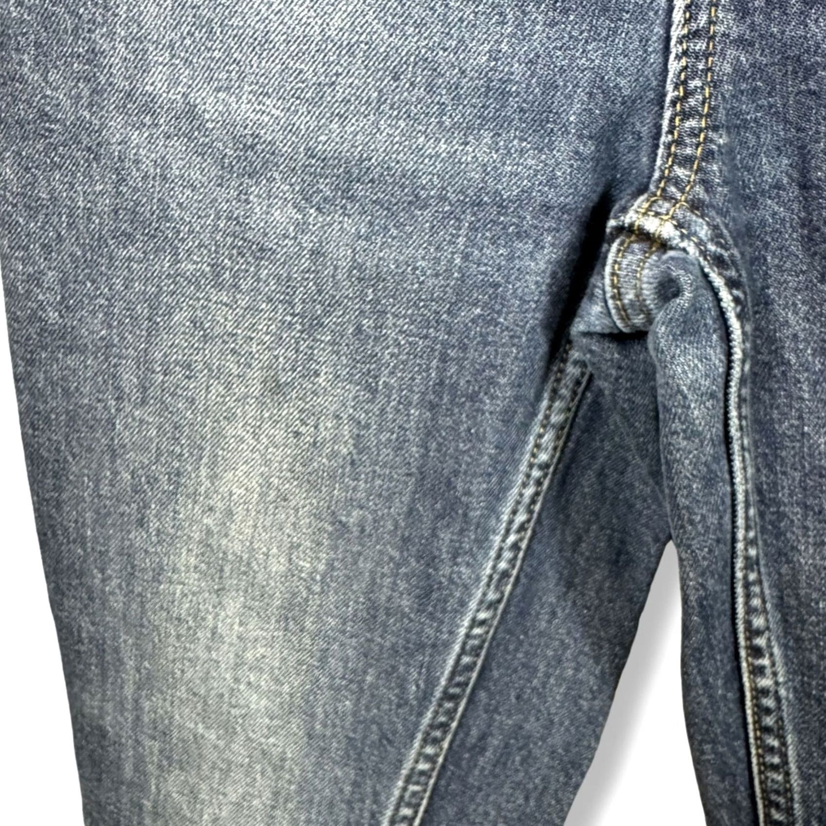 Banana Republic VINTAGE? No. Banana Republic Distressed Jeans Women’s High Rise Straight Leg Size 25 Blue Denim 5-Pocket Regular Inseam 26 Size 42" / US 20 - 6 Thumbnail