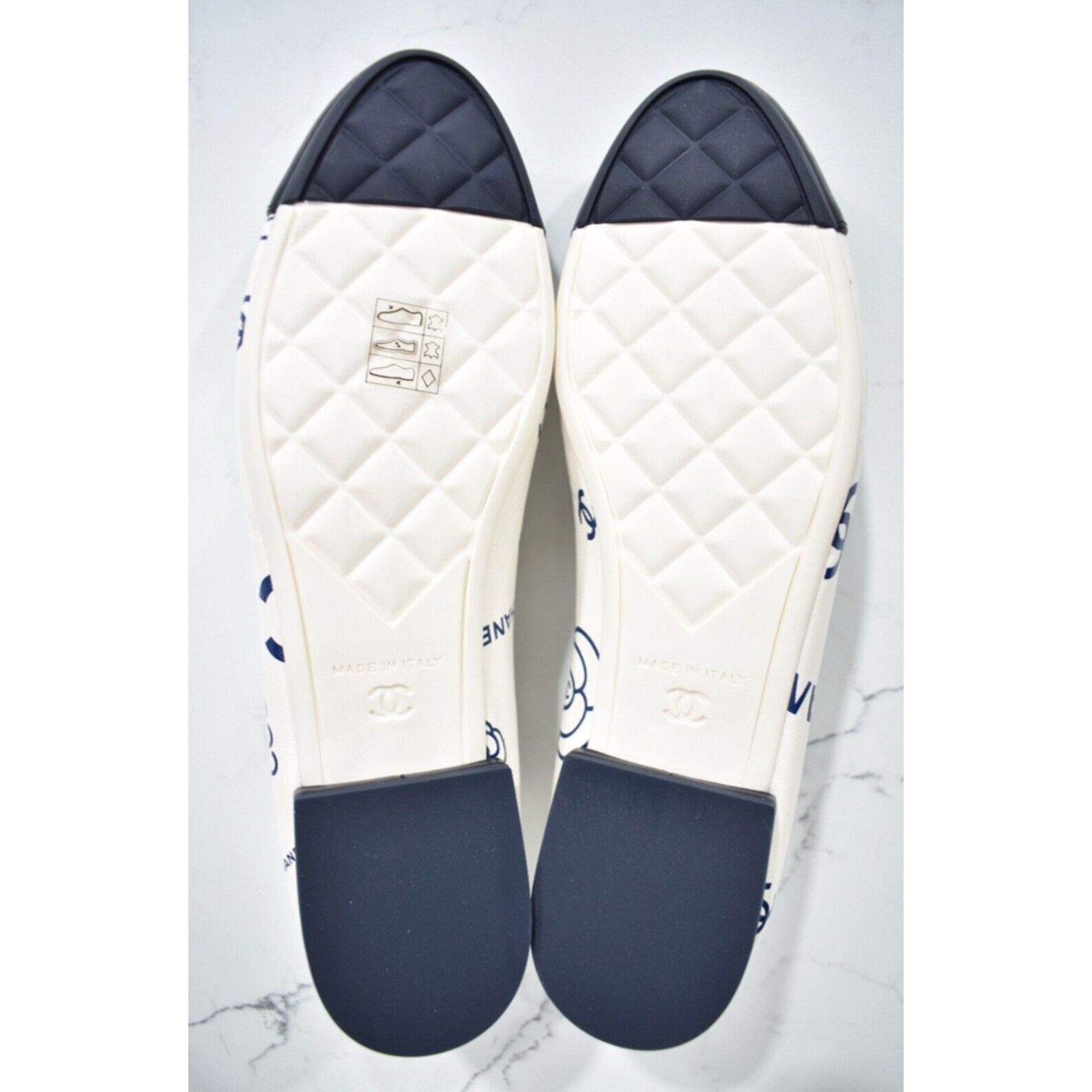 Chanel 23P CC Coco Logo Cap Toe Bow Tie Ballet Ballerina Flat 40 Size US 10 / IT 40 - 12 Thumbnail