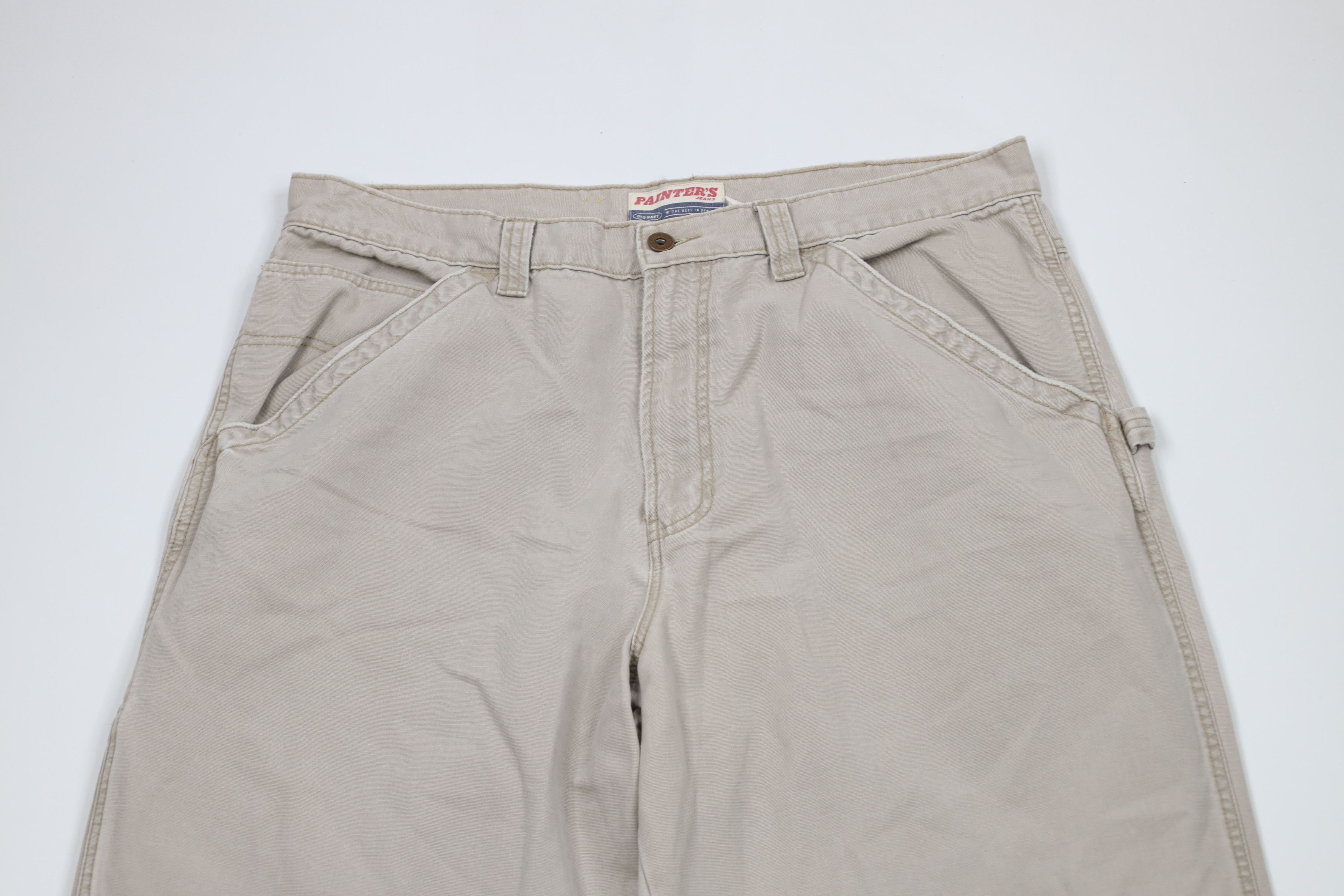 Old Navy × Vintage Vintage Y2K 2003 Old Navy Wide Leg Painters Jeans Pants Size US 38 / EU 54 - 2 Thumbnail