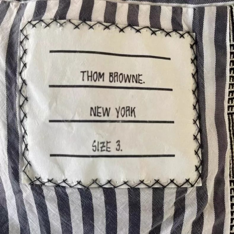 Thom Browne Thom browne Thousand-bird grid four-bar baseball uniform ja Size US L / EU 52-54 / 3 - 5 Thumbnail