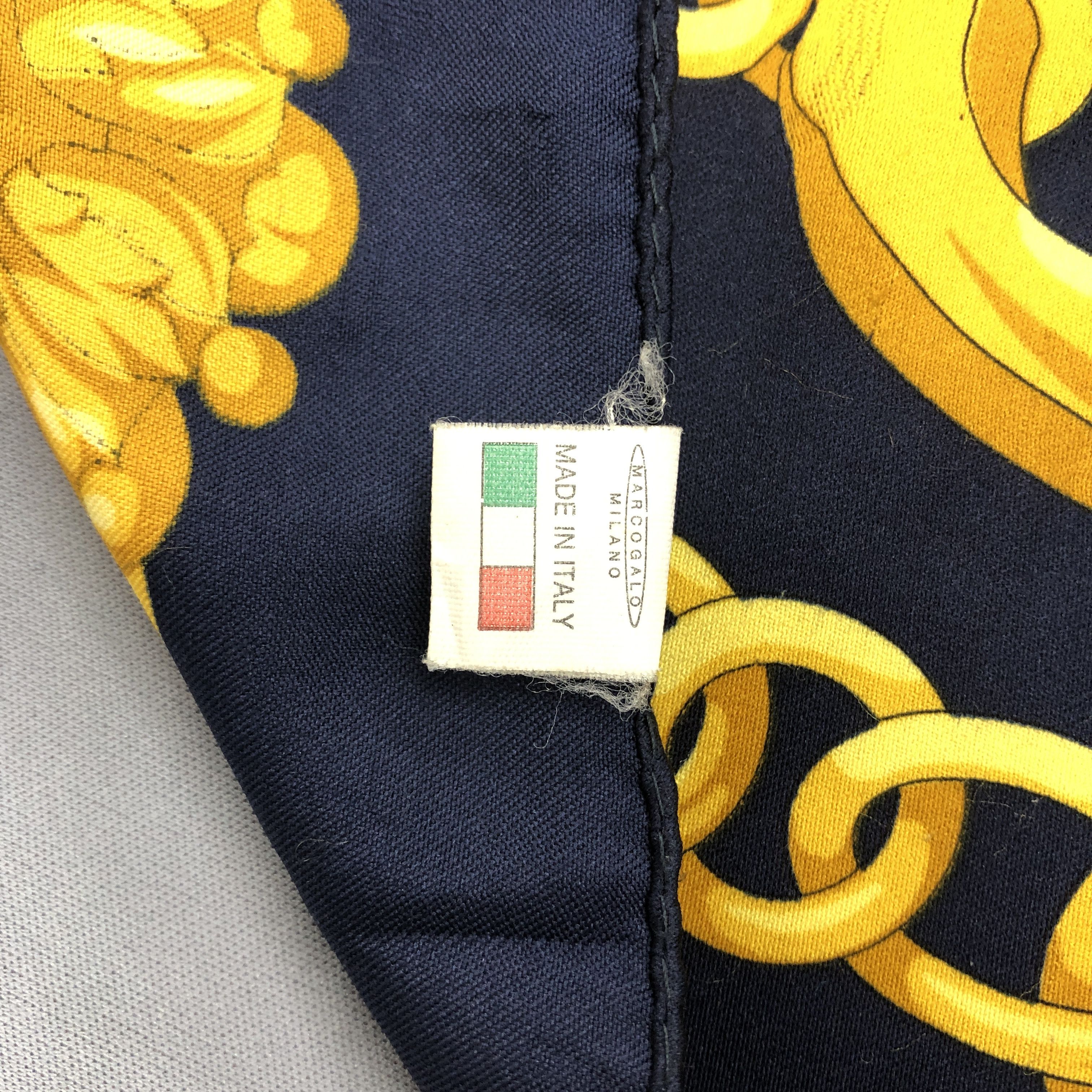 Japanese Brand Vintage Marcogalo SILK Scarf Twill Stole Wraps Scarves Size ONE SIZE - 8 Thumbnail