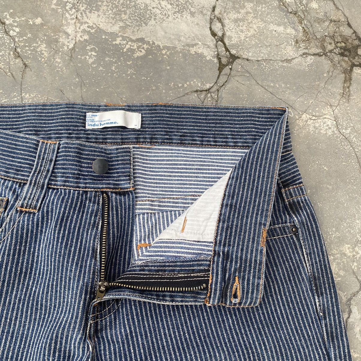 Indu Homme INDU HOMME Hickory Stripes Jeans Size US 32 / EU 48 - 4 Thumbnail