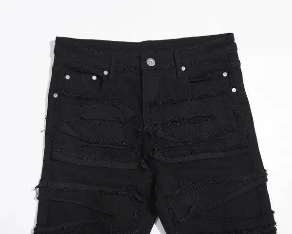 VIBE custom ripped punk jeans Size US 32 / EU 48 - 3 Thumbnail