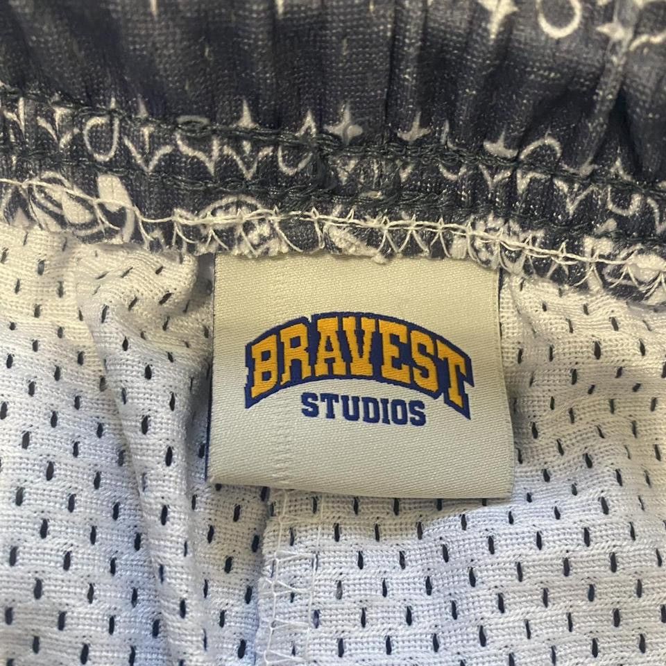 Bravest Studios Navy Paisley Bravest studio shorts Size US 29 - 3 Thumbnail
