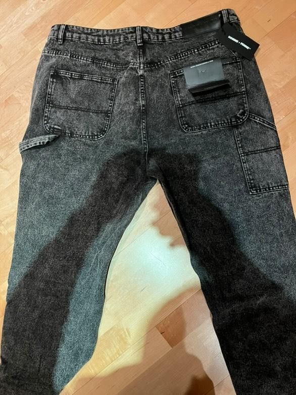 Homme + Femme La Homme Femme Black Jeans – New W/ Tags – Size 38 Size US 38 / EU 54 - 2 Thumbnail