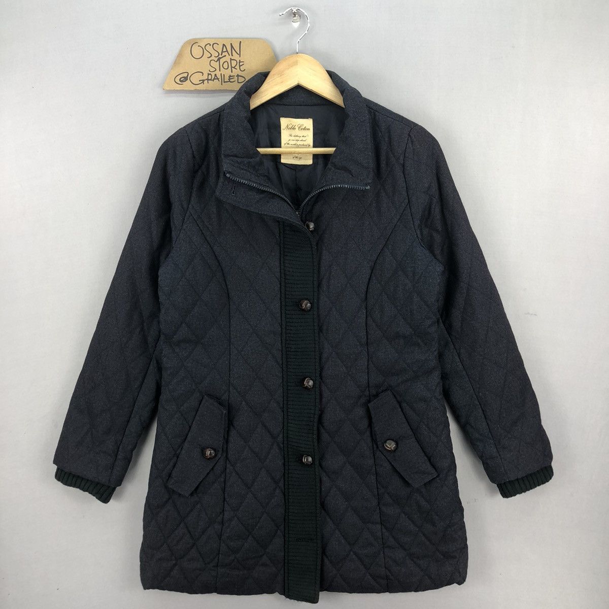 Vintage Vintage Japanese Brand Zipper Quilted Jacket Size M / US 6-8 / IT 42-44 - 1 Thumbnail