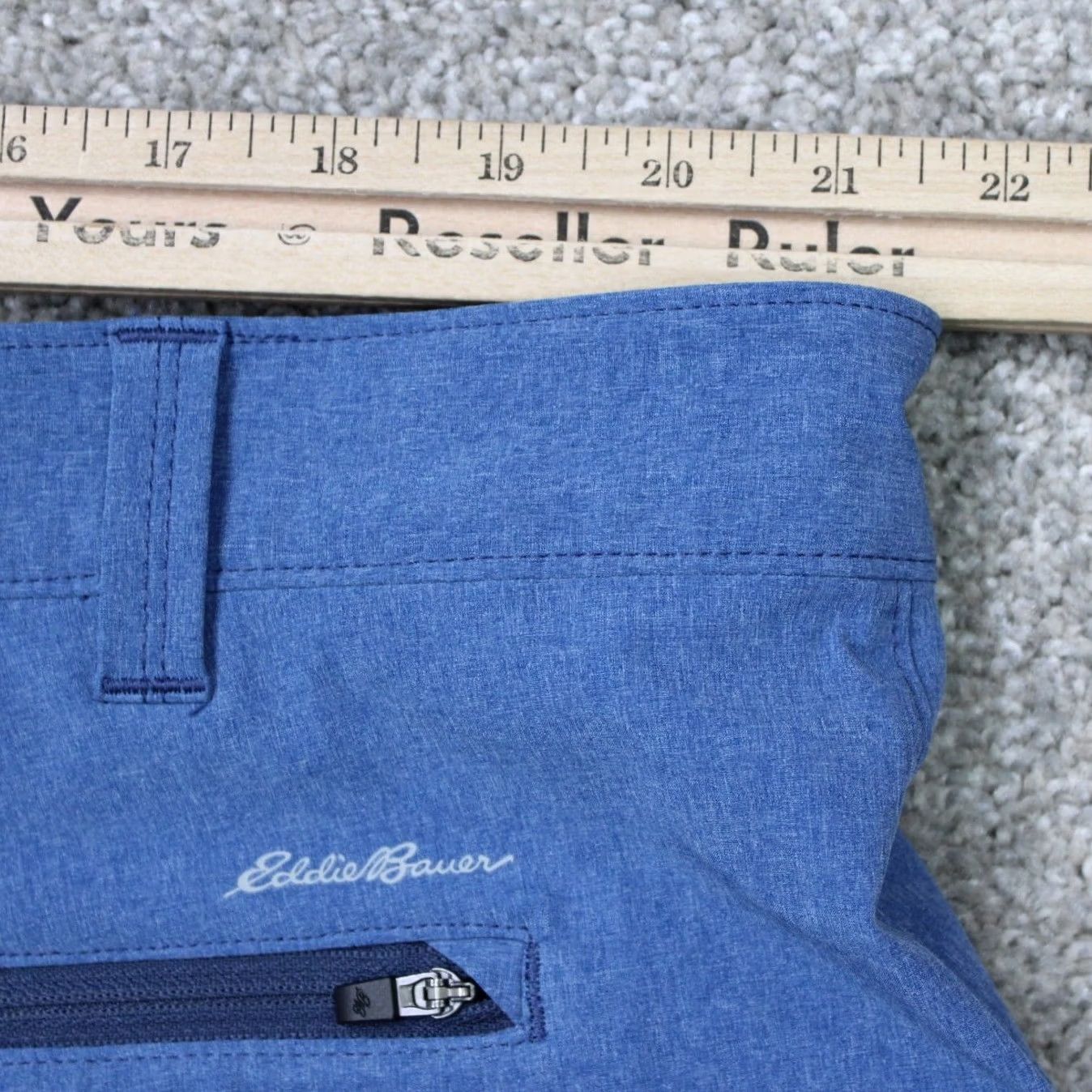 Eddie Bauer Eddie Bauer Shorts Men 42 Blue Flexion Amphib Hybrid Cargo Vented Hiking Outdoor Cargo Pocketed Casual Travel Regular Waist 42 Mens Blue Size US 42 / EU 58 - 6 Thumbnail
