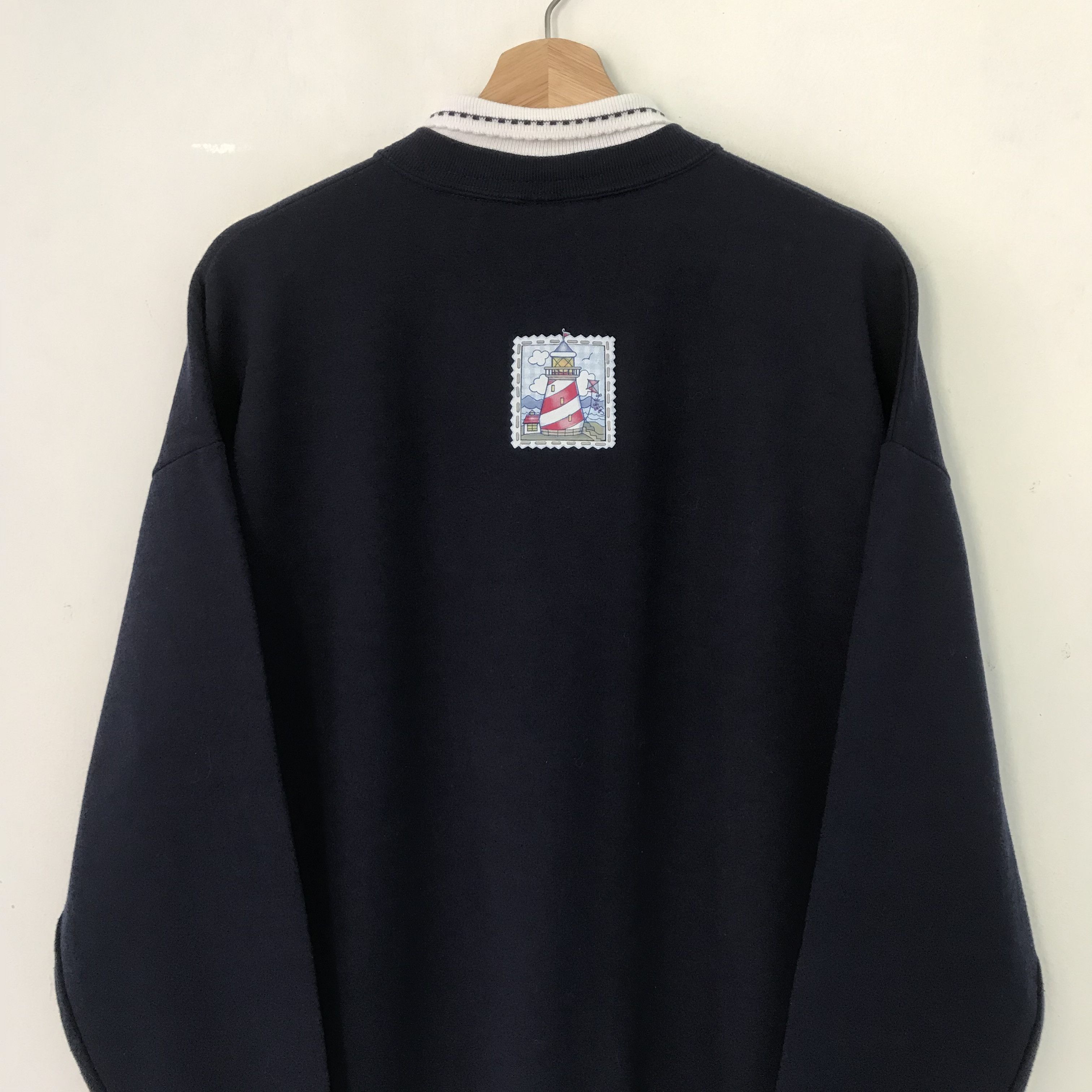 Vintage Vintage Morning Sun Blue Sweatshirt - 205 Size US L / EU 52-54 / 3 - 7 Thumbnail