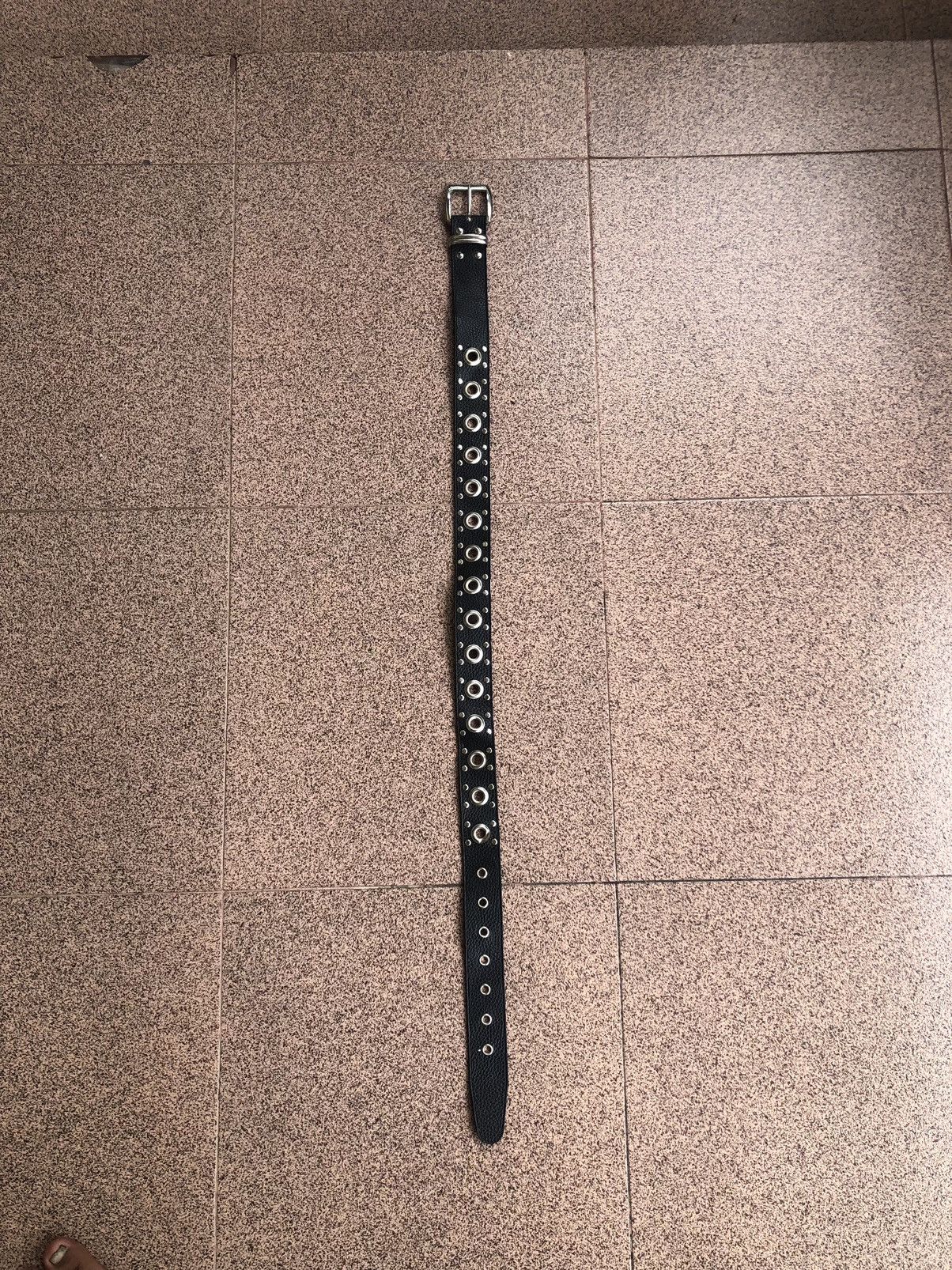 Japanese Brand Black leather studded ring belt lgb if six was nine style Size ONE SIZE - 2 Thumbnail