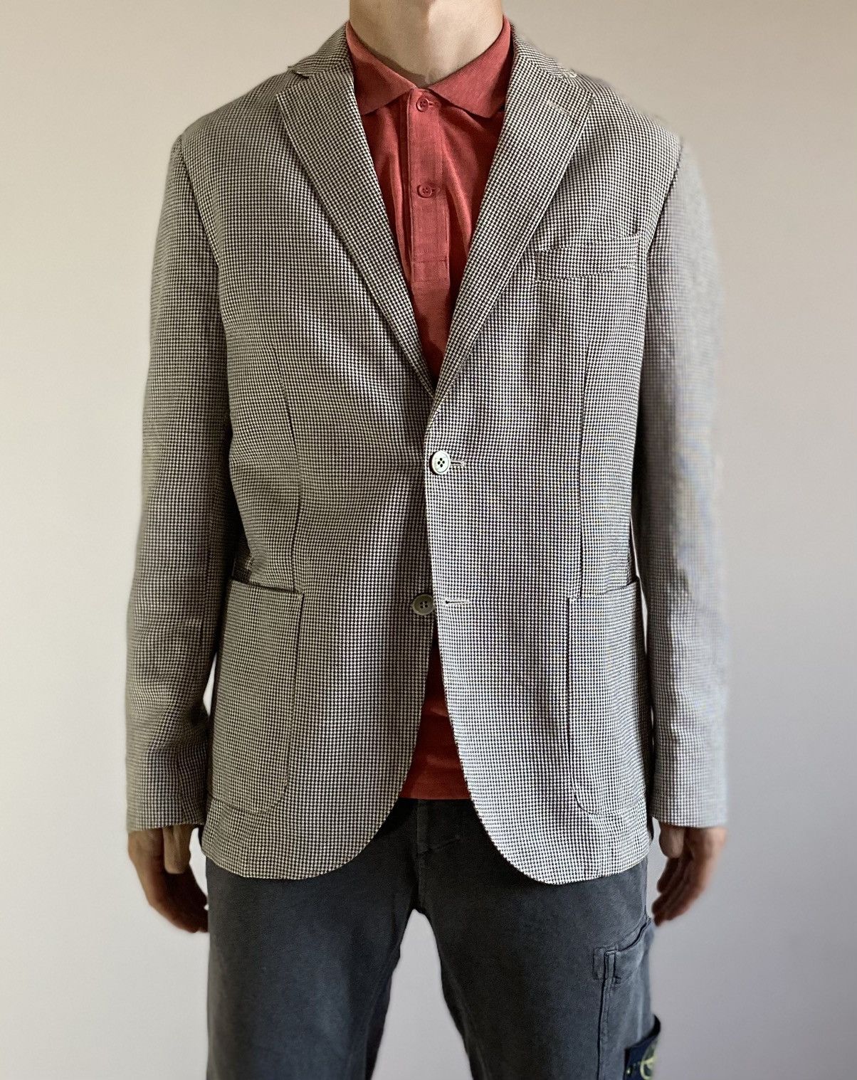 L.B.M. 1911 L.B.M. 1911 Cotton Linen Blazer Jacket Size 50R - 9 Thumbnail