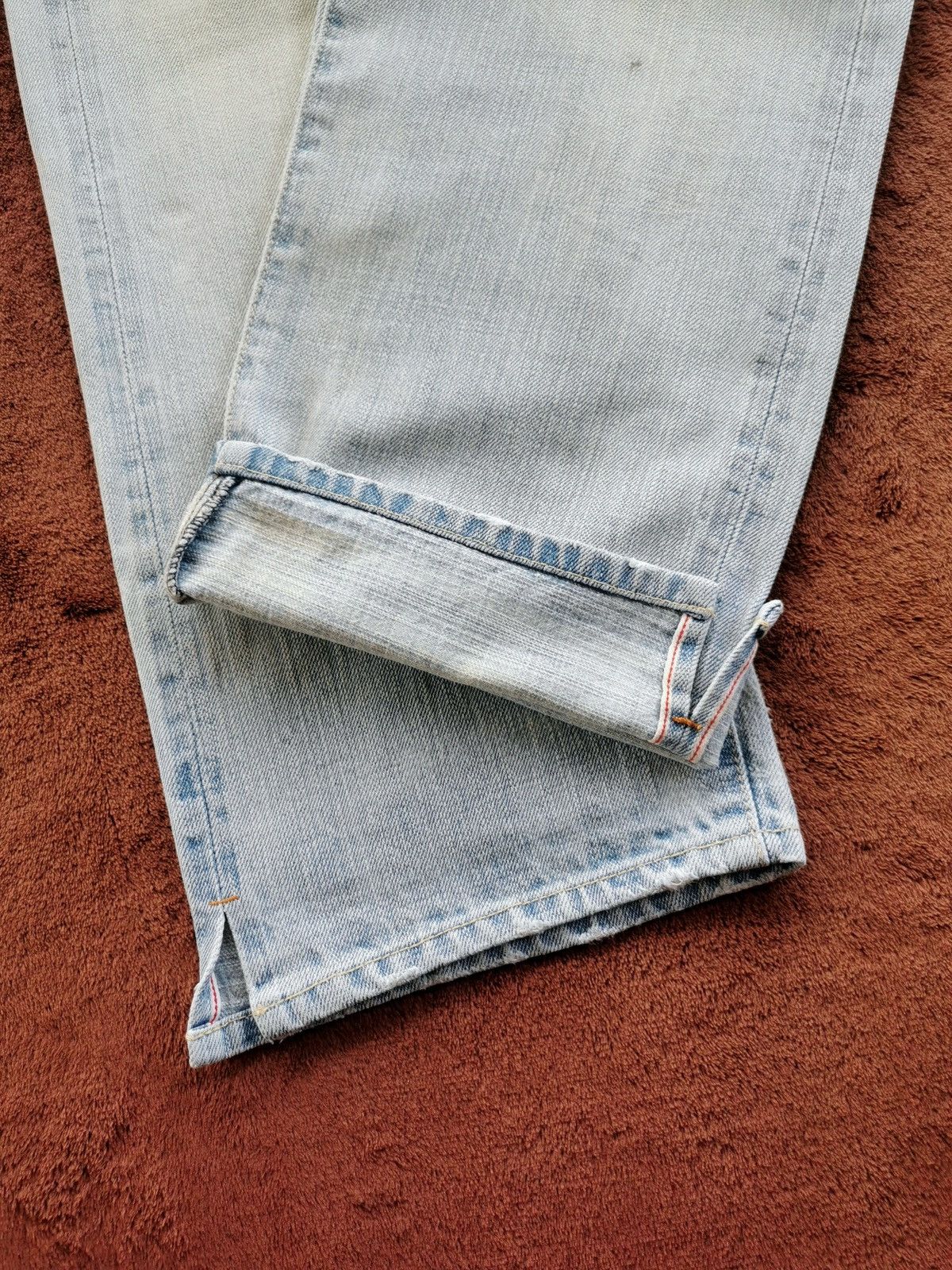 Japanese Brand Global Work Selvedge 3Quarter Short Denim Jeans Size US 34 / EU 50 - 6 Thumbnail