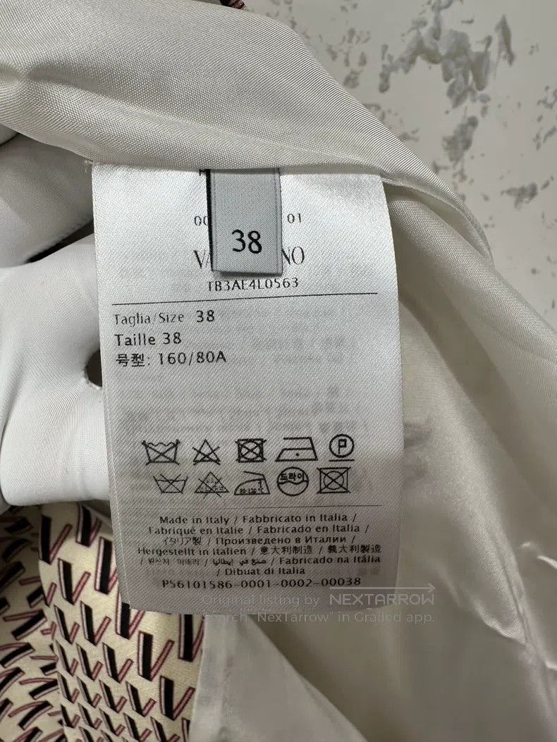Valentino Valentino Lapel V logo print doll top Size XS / US 0-2 / IT 36-38 - 4 Thumbnail