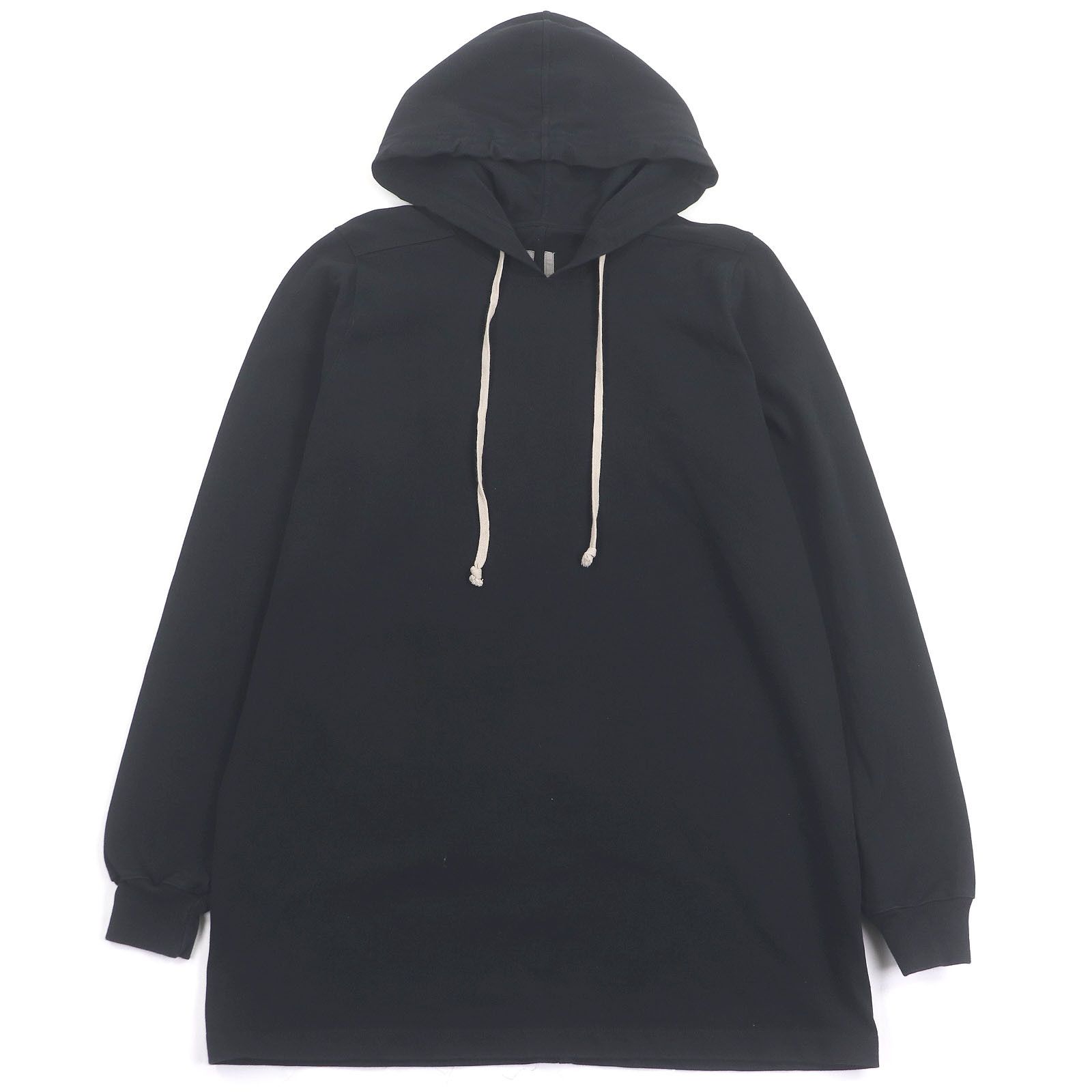 Rick Owens Rick Owens Rick Owens Long Pullover Hoodie Cotton Hoodie Textile Sweatshirts & Hoodies RU17F8285-BA DUTY FREE for USA Size ONE SIZE - 1 Thumbnail