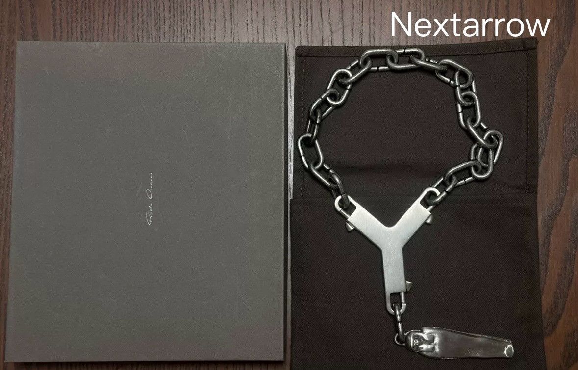 Rick Owens Rick Owens 22ss RR01B1407MET Necklace Coffin Necklace Size ONE SIZE - 1 Thumbnail