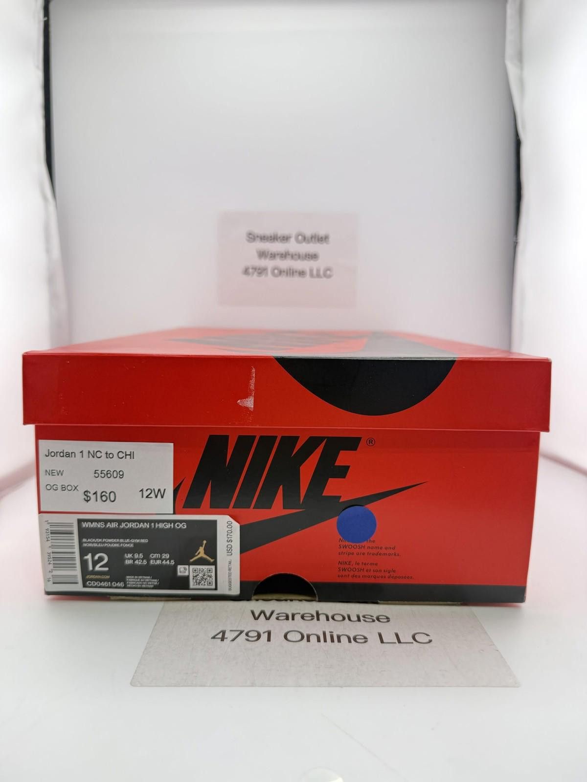 Nike Jordan 1 NC to CHI 12W New with Box Size US 12 / IT 42 - 6 Thumbnail