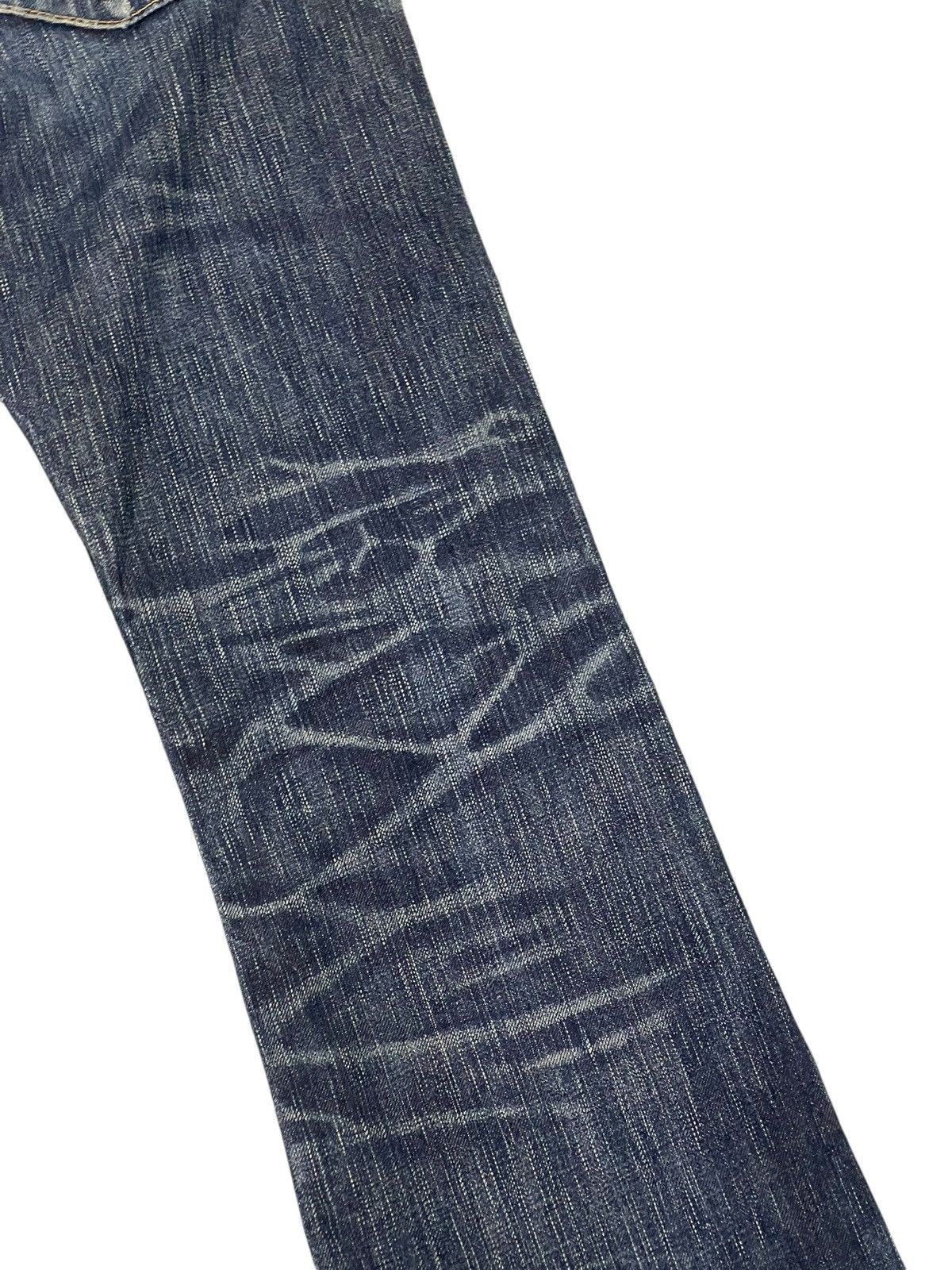 Flare Jeans Edwin Faded Distress Clawmark Boot Cut 3🟦