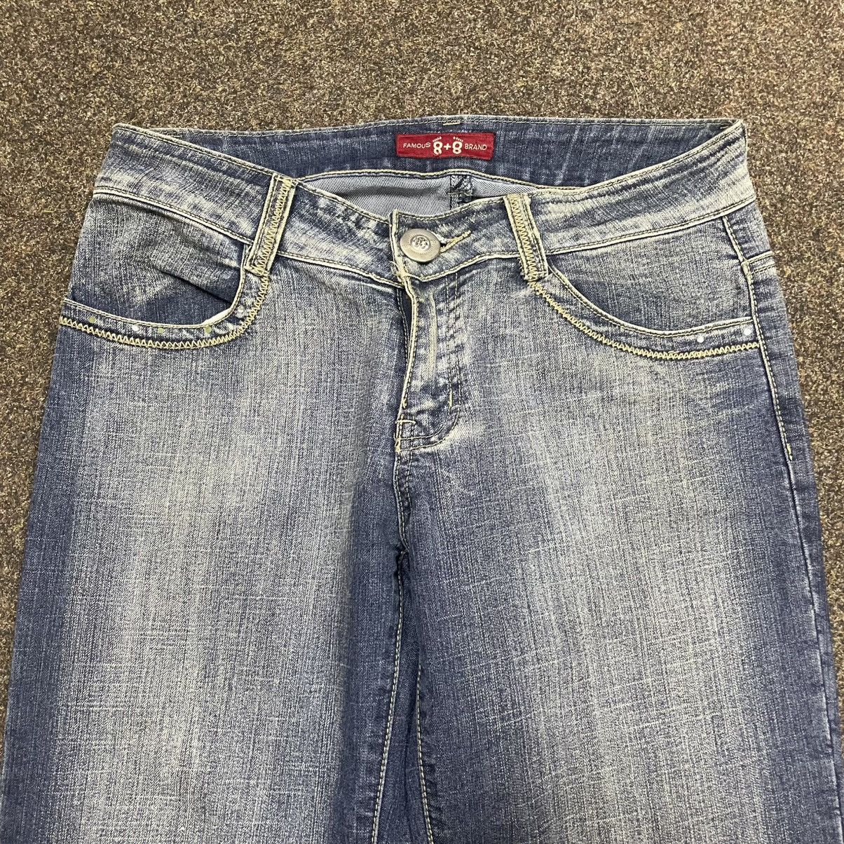 Vintage Vintage 90s Y2K Flared Jeans Distressed Wide Leg Skate 32 Size US 32 / EU 48 - 4 Thumbnail