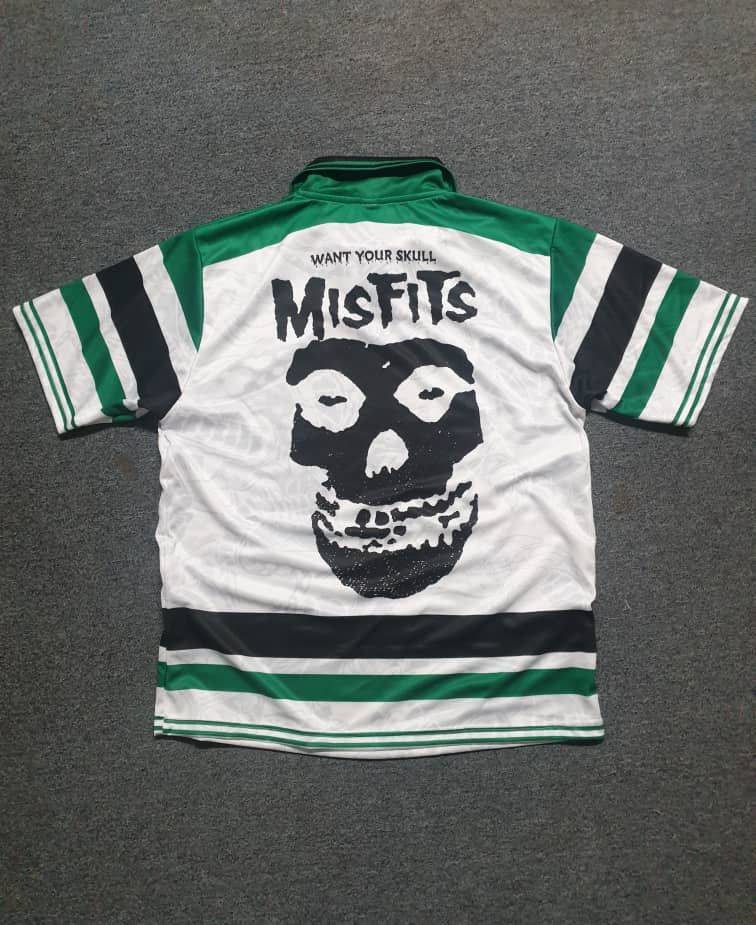 Misfits Misfits band green white jerseys Size US L / EU 52-54 / 3 - 1 Thumbnail