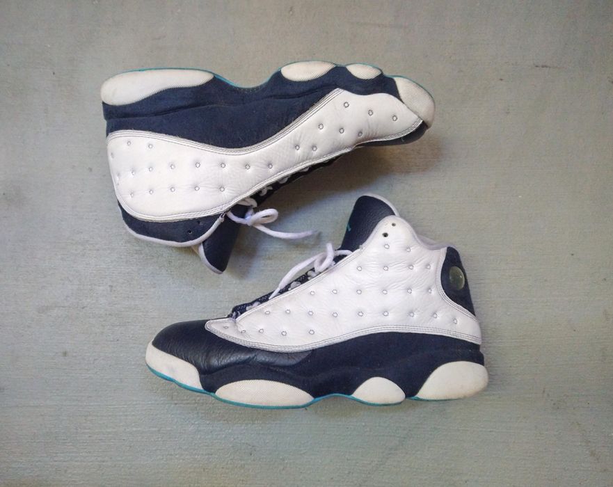 Jordan 13 Retro Obsidian Powder Blue White Men's - 414571-144 - US