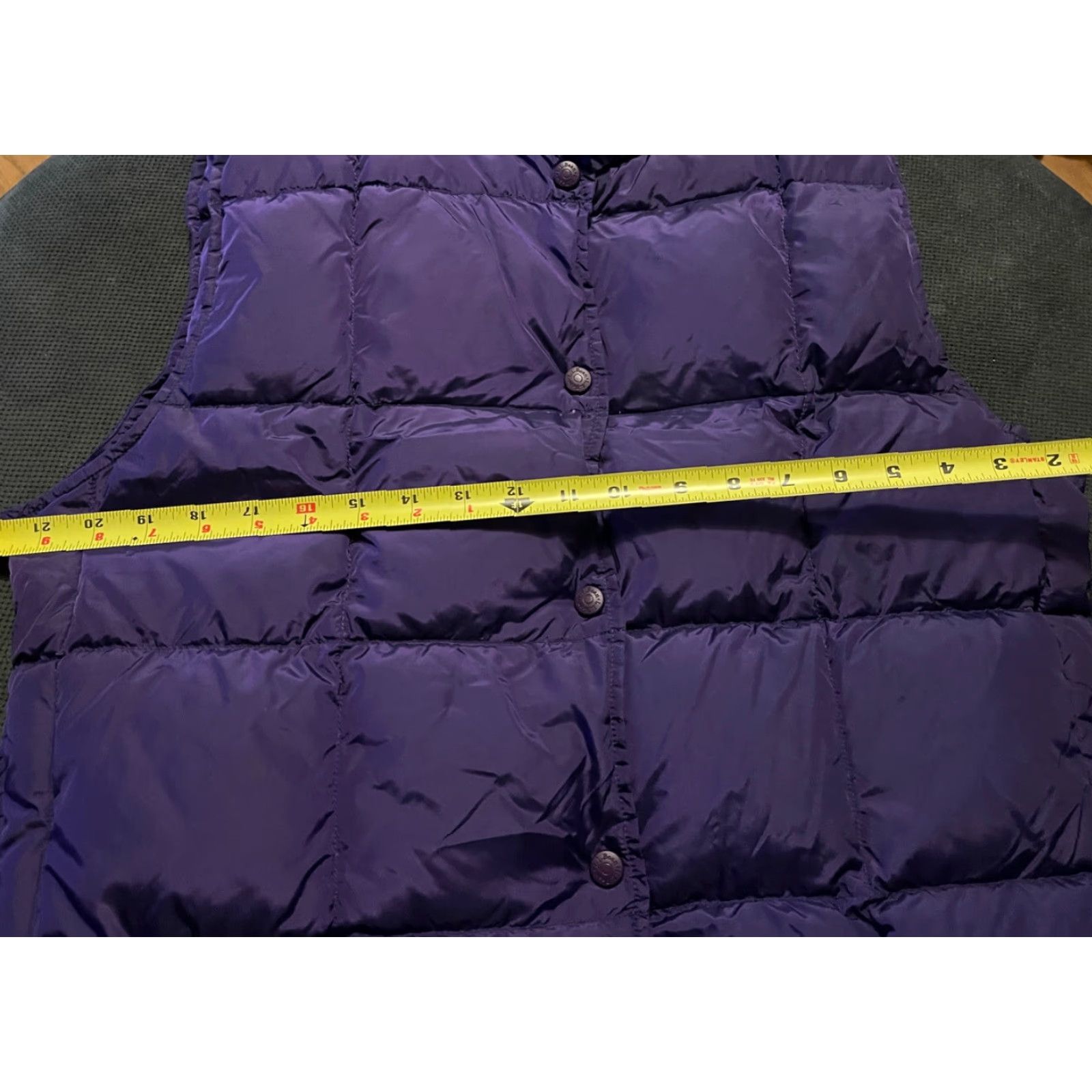 Vintage L.L. Bean Purple Goose Down Vest Puffer Vest Womens Large Size L Quilted Down Nylon Vest Womens Menstrual? Size L / US 10 / IT 46 - 6 Thumbnail