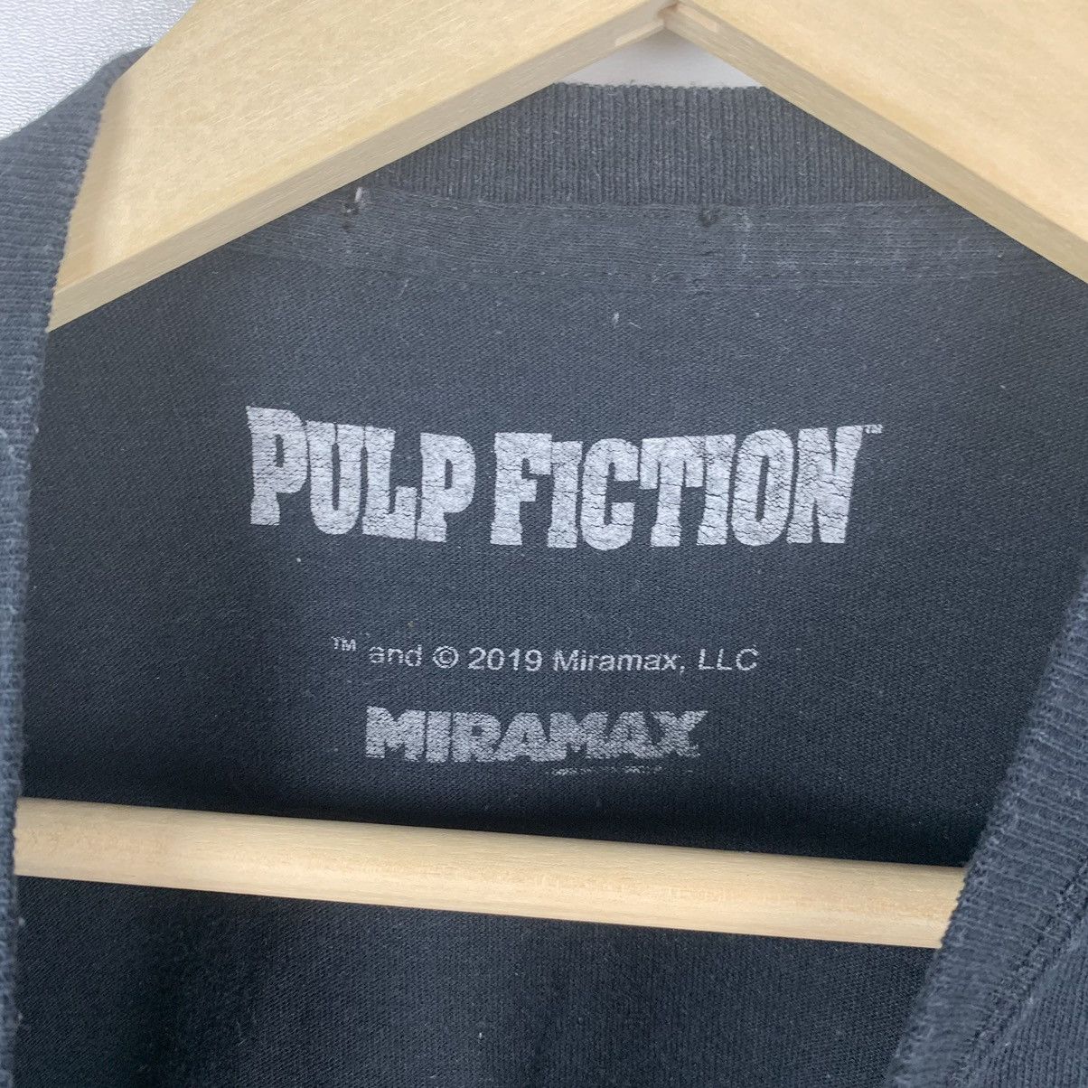 Fruit Of The Loom Pulp Fiction Big Logo Cult Movie Tee Black Size M Y2K Size US M / EU 48-50 / 2 - 5 Thumbnail
