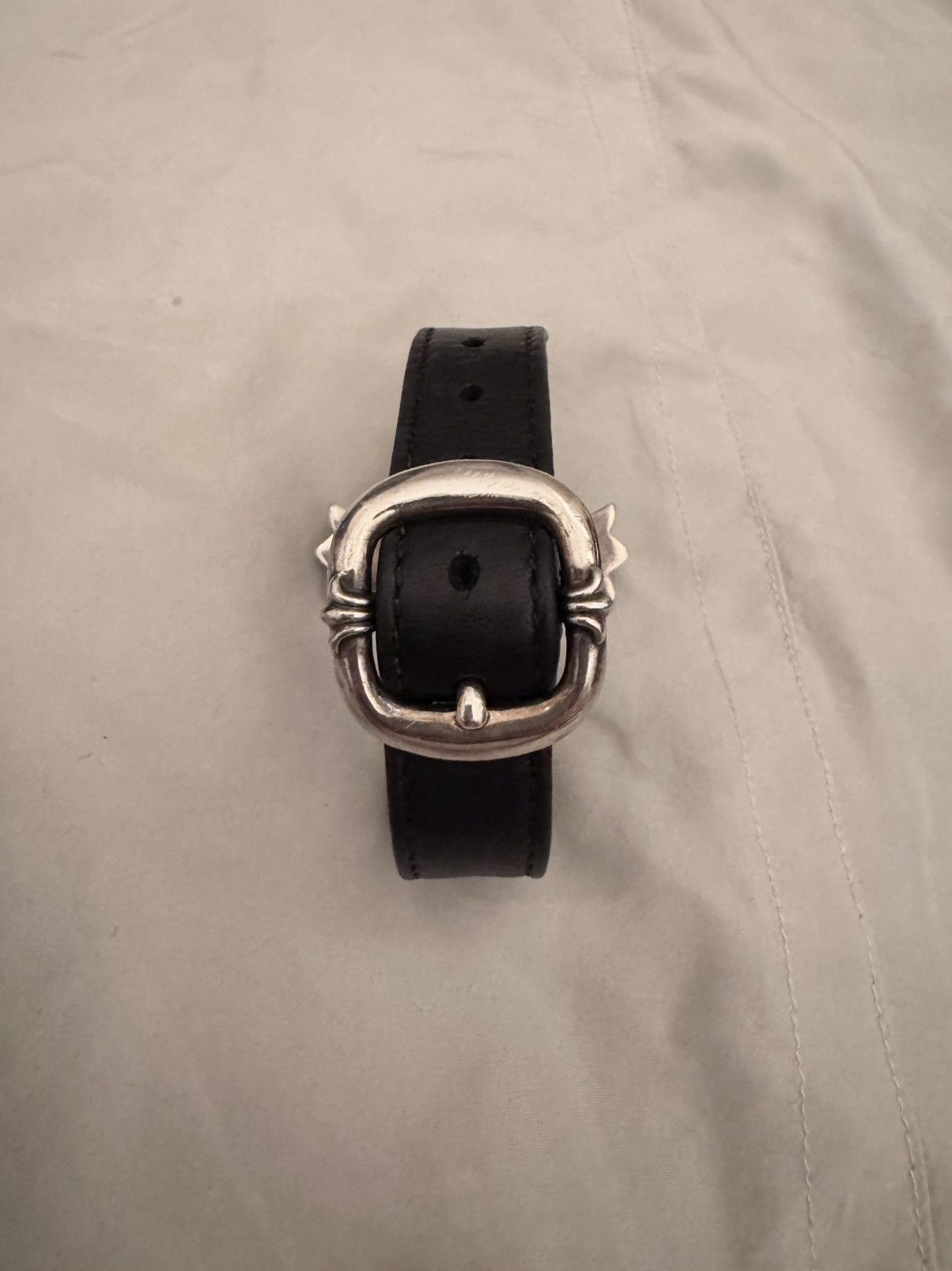 Chrome Hearts Chrome Hearts Cross Gunslinger Leather Bracelet Size ONE SIZE - 2 Thumbnail