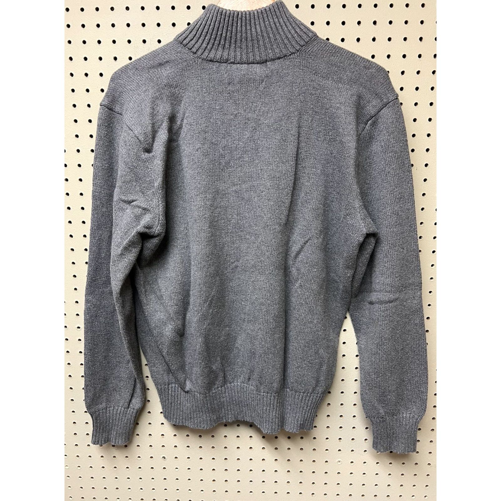 Polo Ralph Lauren VINTAGE Polo Ralph Lauren Sweater Mens XL Gray Collared Long Sleeve Logo Embroidered 1/4 Button Zipper Pullover Knit Regular Shirt? Size US XL / EU 56 / 4 - 2 Thumbnail