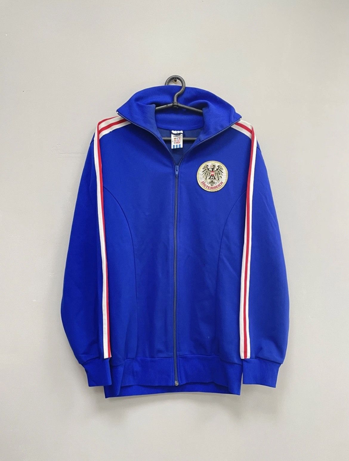 Adidas Austria 1980 Adidas Track Jacket Österreich Football Jersey Size US M / EU 48-50 / 2 - 1 Thumbnail