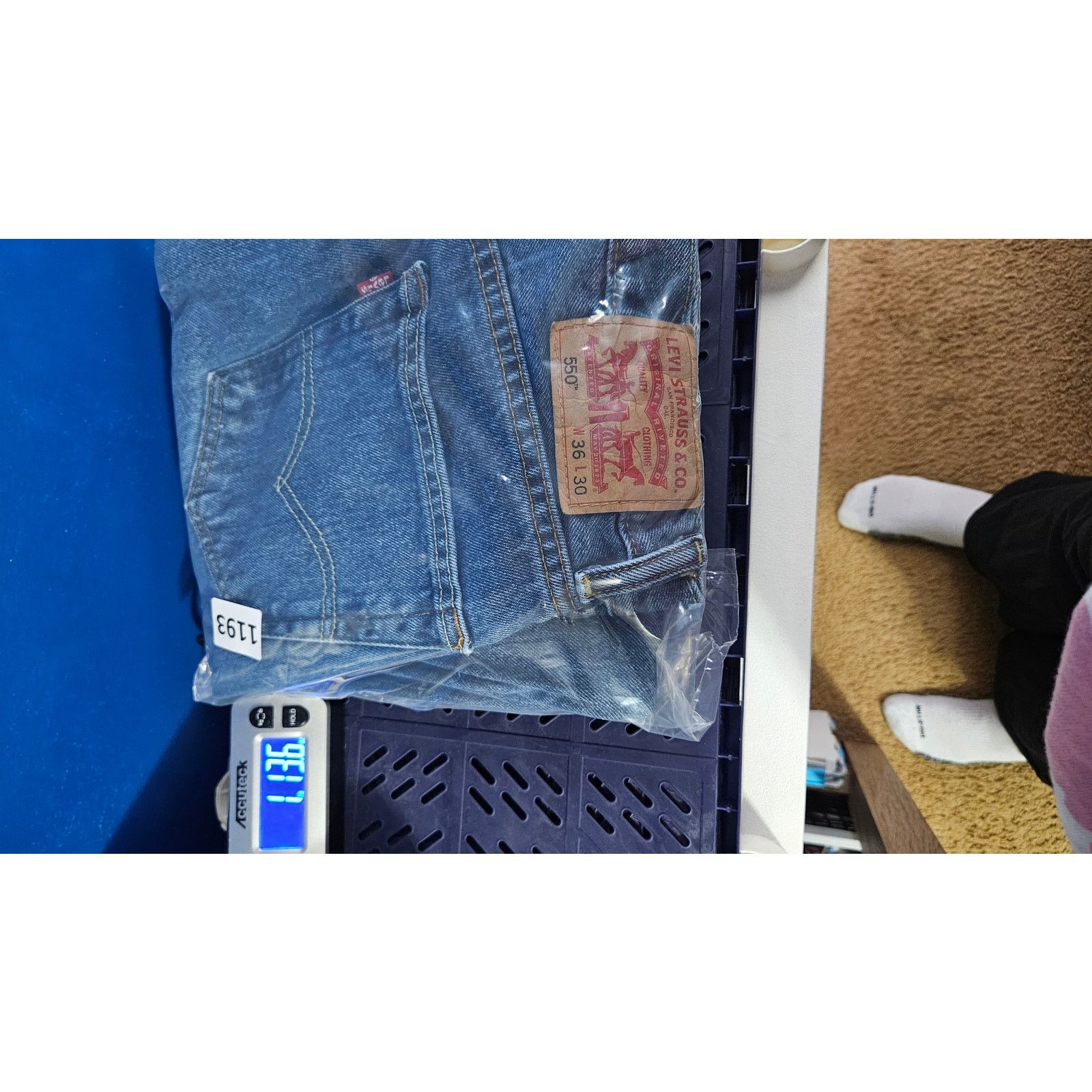 Levi's Levi’s 550 Relaxed Fit Taper Jeans W36 L30 Medium Y2K VTG Size US 36 / EU 52 - 10 Thumbnail