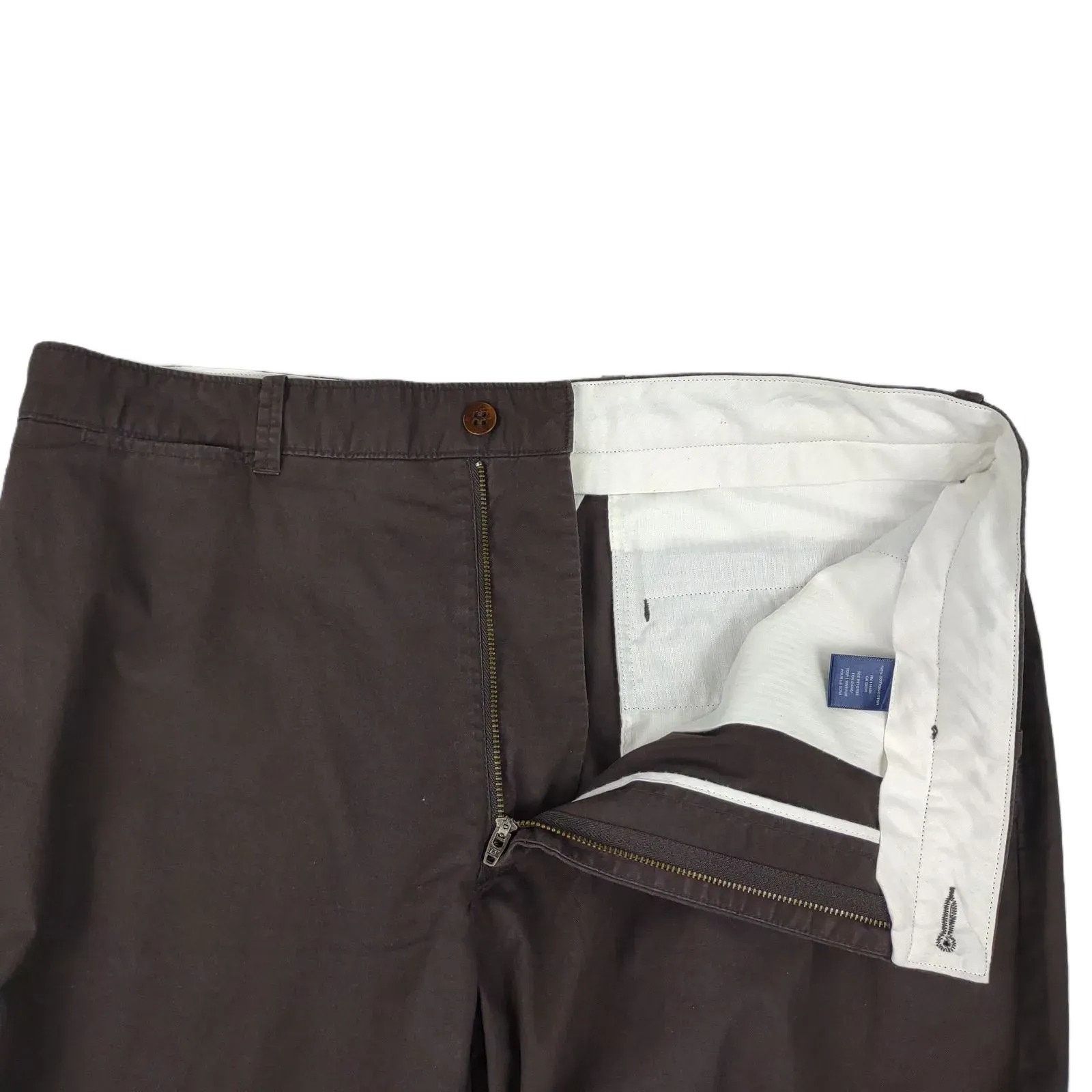 Other LINCS David Chu Men's 36x30 Brown Cotton Chino Golf Pants Size US 36 / EU 52 - 4 Thumbnail