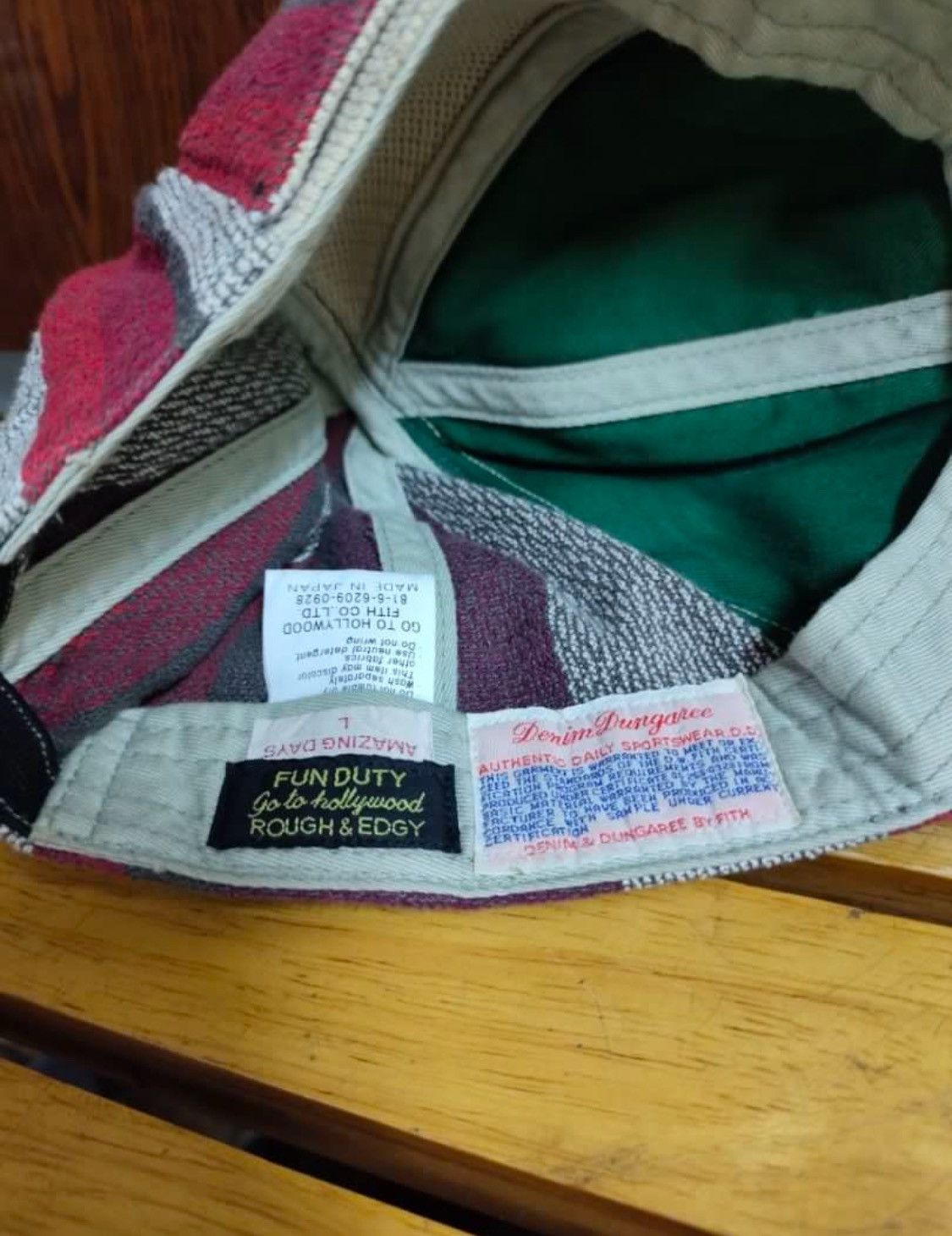 Japanese Brand × Kapital DENIM DUNGAREE REVERSIBLE HAT VINTAGE BASEBALL DESIGN Size ONE SIZE - 5 Thumbnail