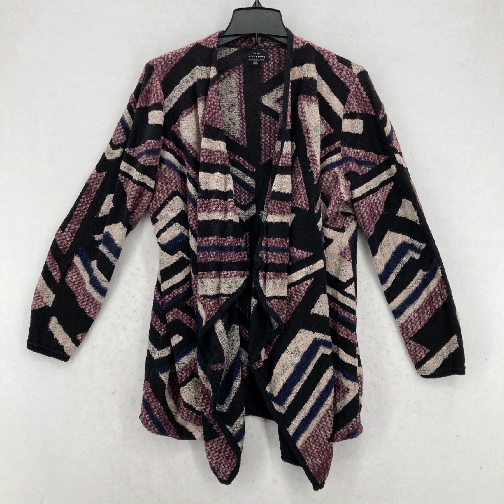Lucky Brand Lucky Brand Cardigan Open Front Sweater Women's Plus 2X Red Aztec Western Size XXL / US 16-18 / IT 52-54 - 2 Thumbnail
