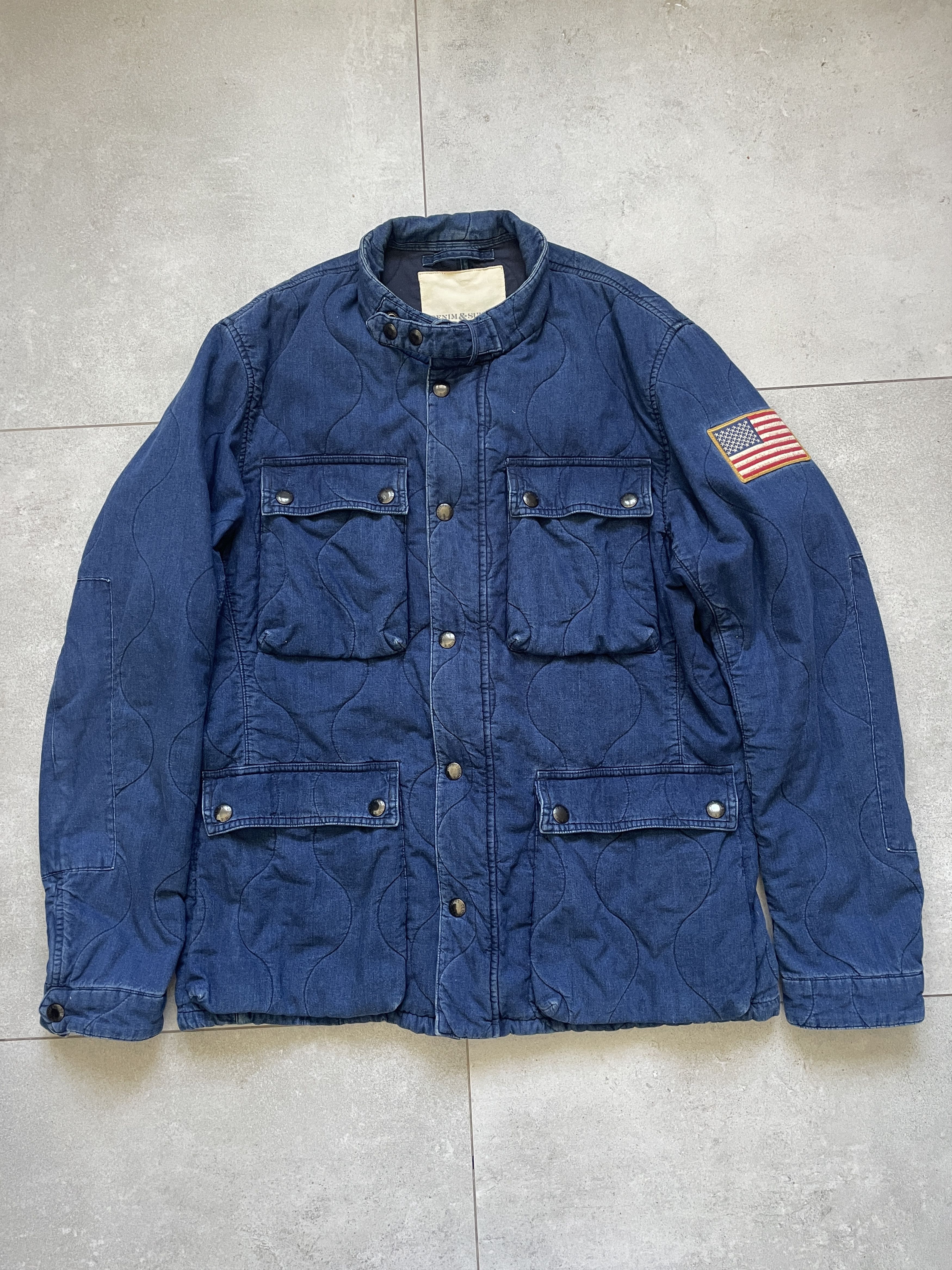 Denim & Supply Ralph Lauren VINTAGE RALPH LAUREN DENIM & SUPPLY M65 AMERICAN FLAG JACKET Size US XL / EU 56 / 4 - 2 Thumbnail
