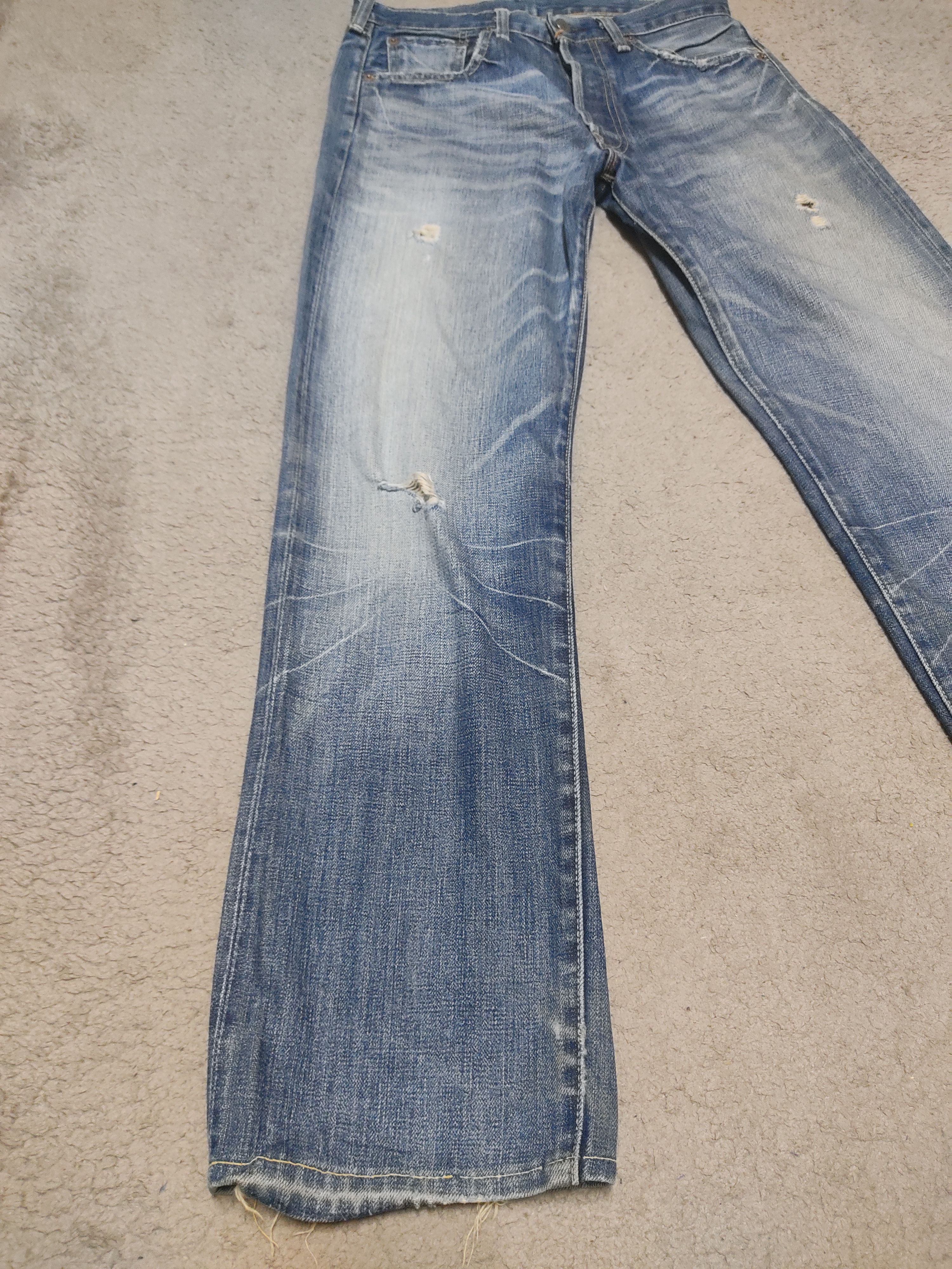 Levi's Vintage Clothing Vintage Levis 501 Big E jeans distressed Size US 30 / EU 46 - 13 Thumbnail