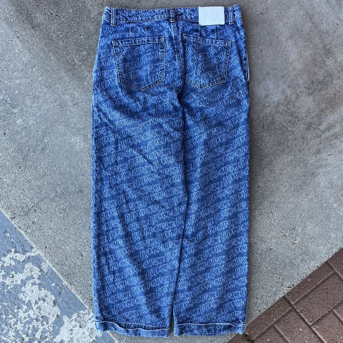 Fucking Awesome Fucking Awesome Mens Denim Jeans Navy/Blue Sz 32 Size US 32 / EU 48 - 1 Thumbnail