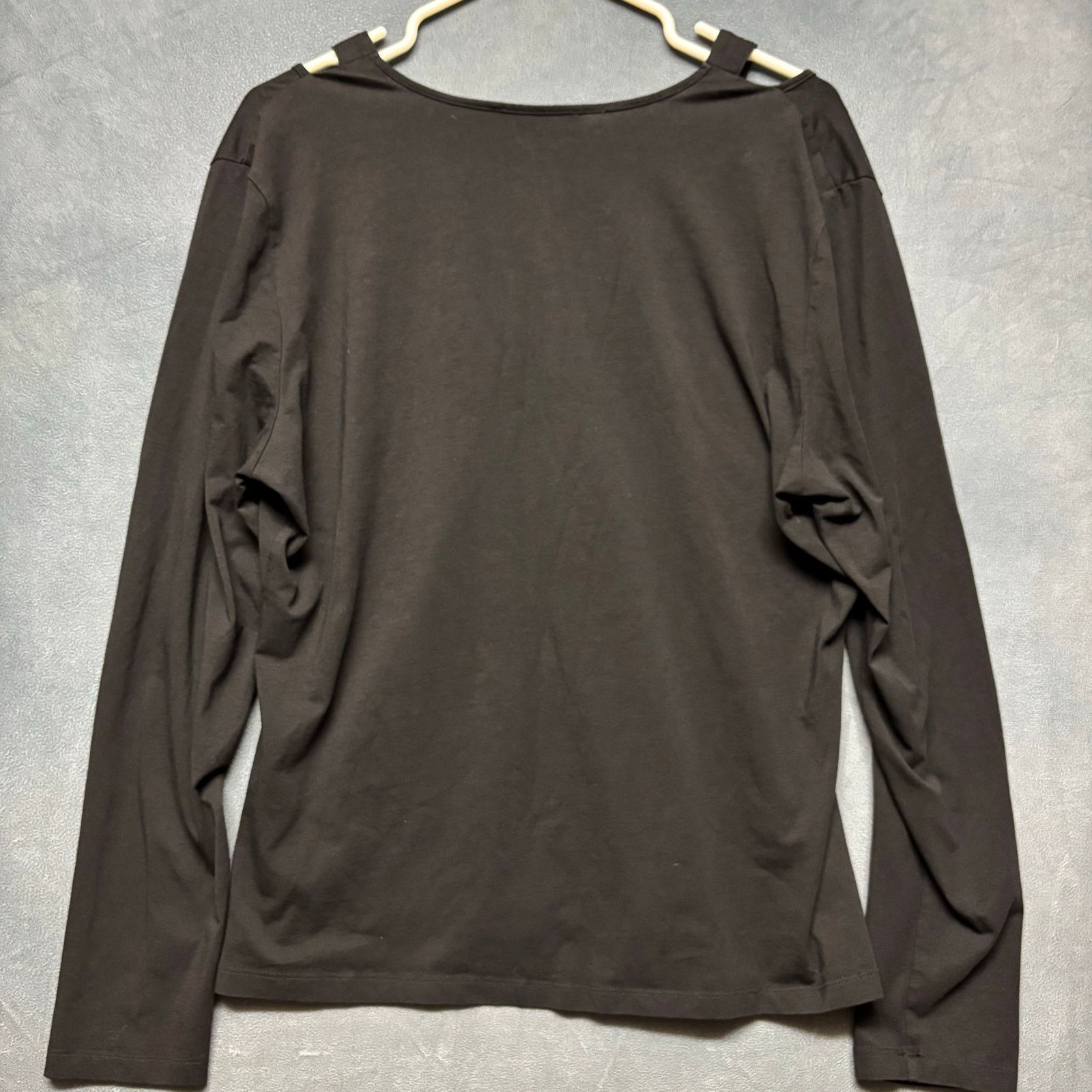 Other New York & Company Blouse Cold Shoulder Office Vixen Work Size XL / US 12-14 / IT 48-50 - 2 Thumbnail