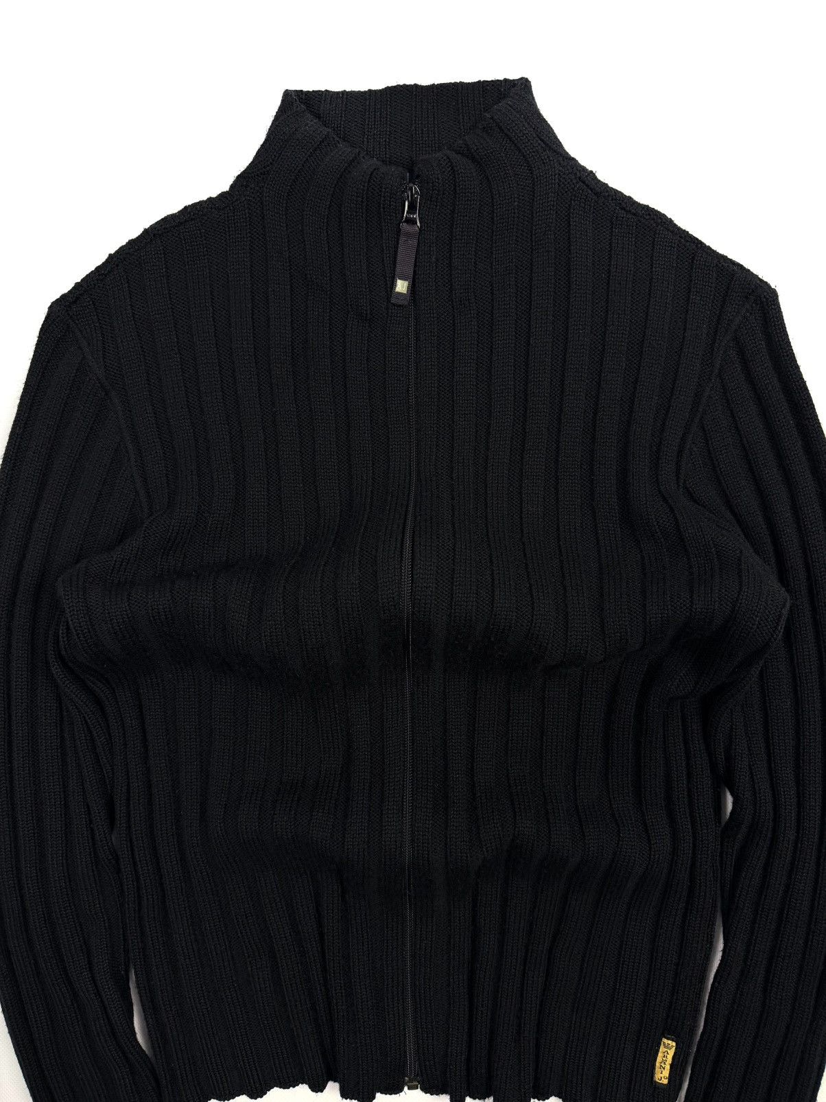 Armani Armani Jeans Y2K Full Zip Wool Blend Knit SweaterAvant Garde Size US M / EU 48-50 / 2 - 7 Thumbnail
