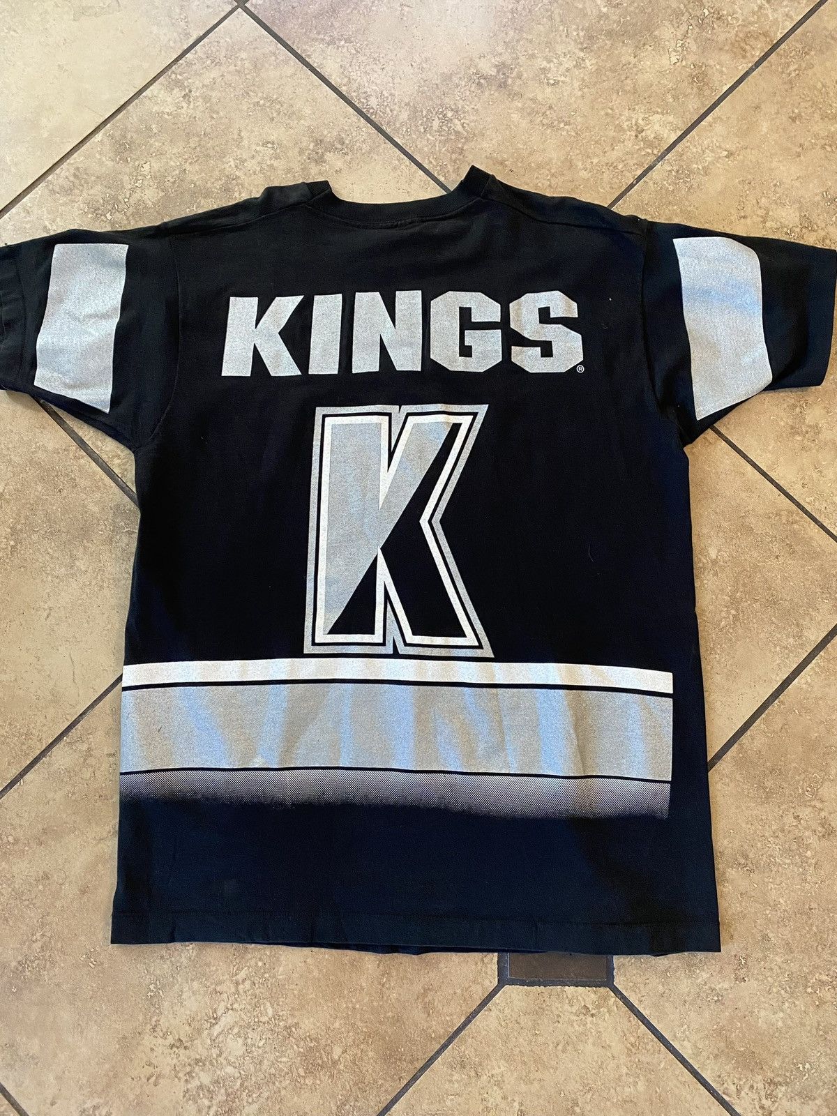Salem Sportswear Vintage Nhl Hockey La Kings Shirt Made In Usa Single Stitch Size US XL / EU 56 / 4 - 4 Thumbnail