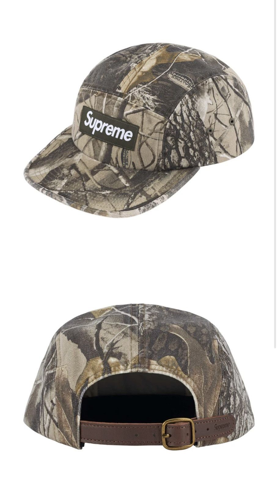 Supreme Washed Chino Twill Camp Cap | Grailed