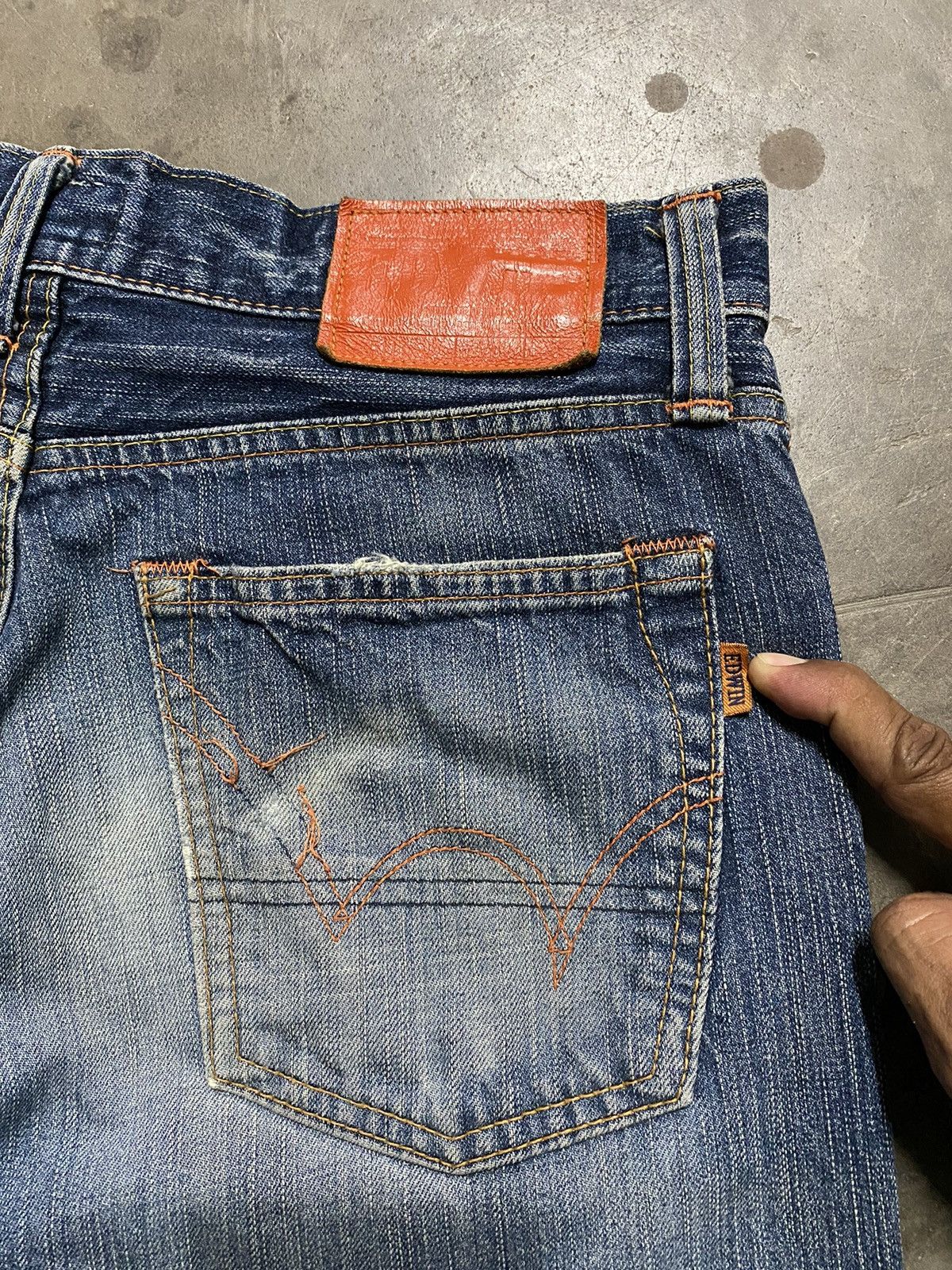 Edwin × If Six Was Nine × Tornado Mart Flare Jeans Vintage Edwin Distressed Denim @act231 Size US 30 / EU 46 - 5 Thumbnail
